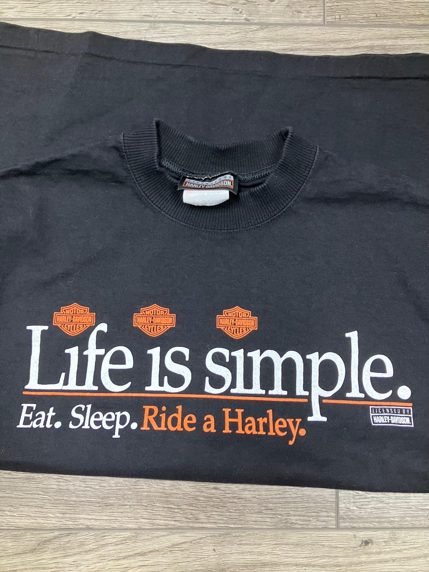 Harley single stitch tee Size M