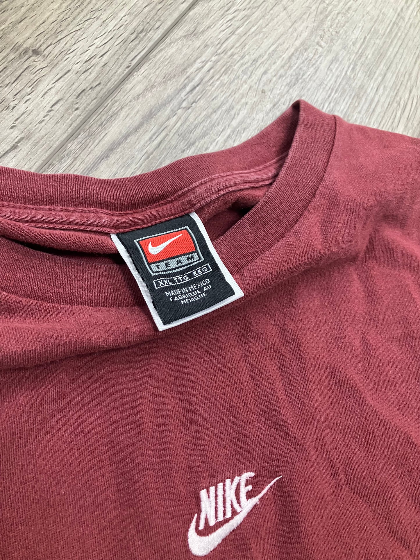 Vintage Nike Burgundy Longsleeve Sz XXL