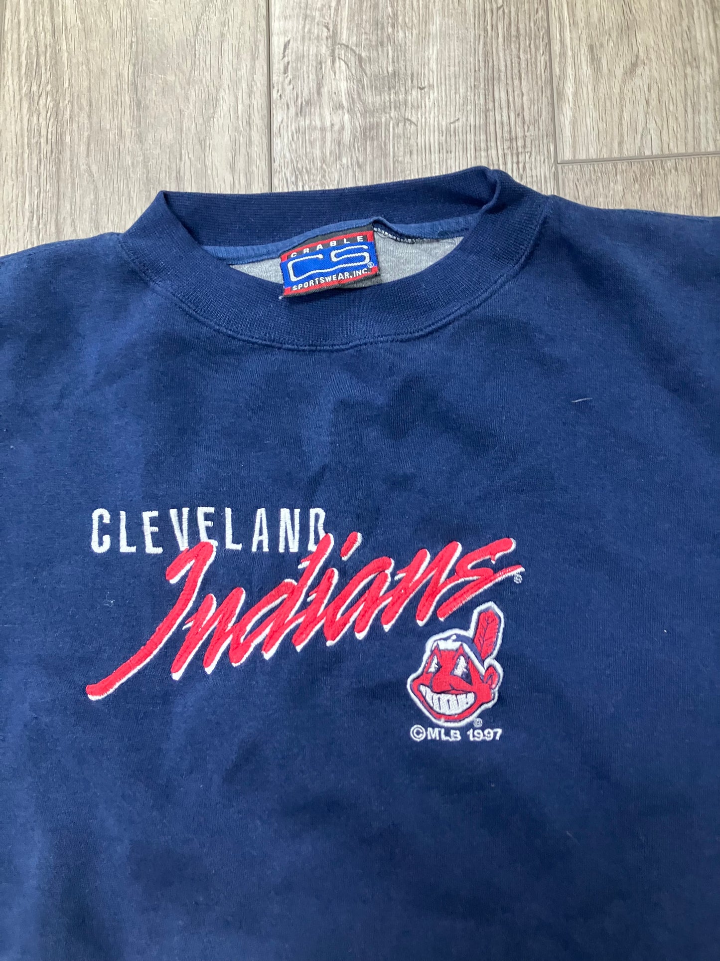 Vintage 1997 Cleveland Indians Sweatshirt Size L