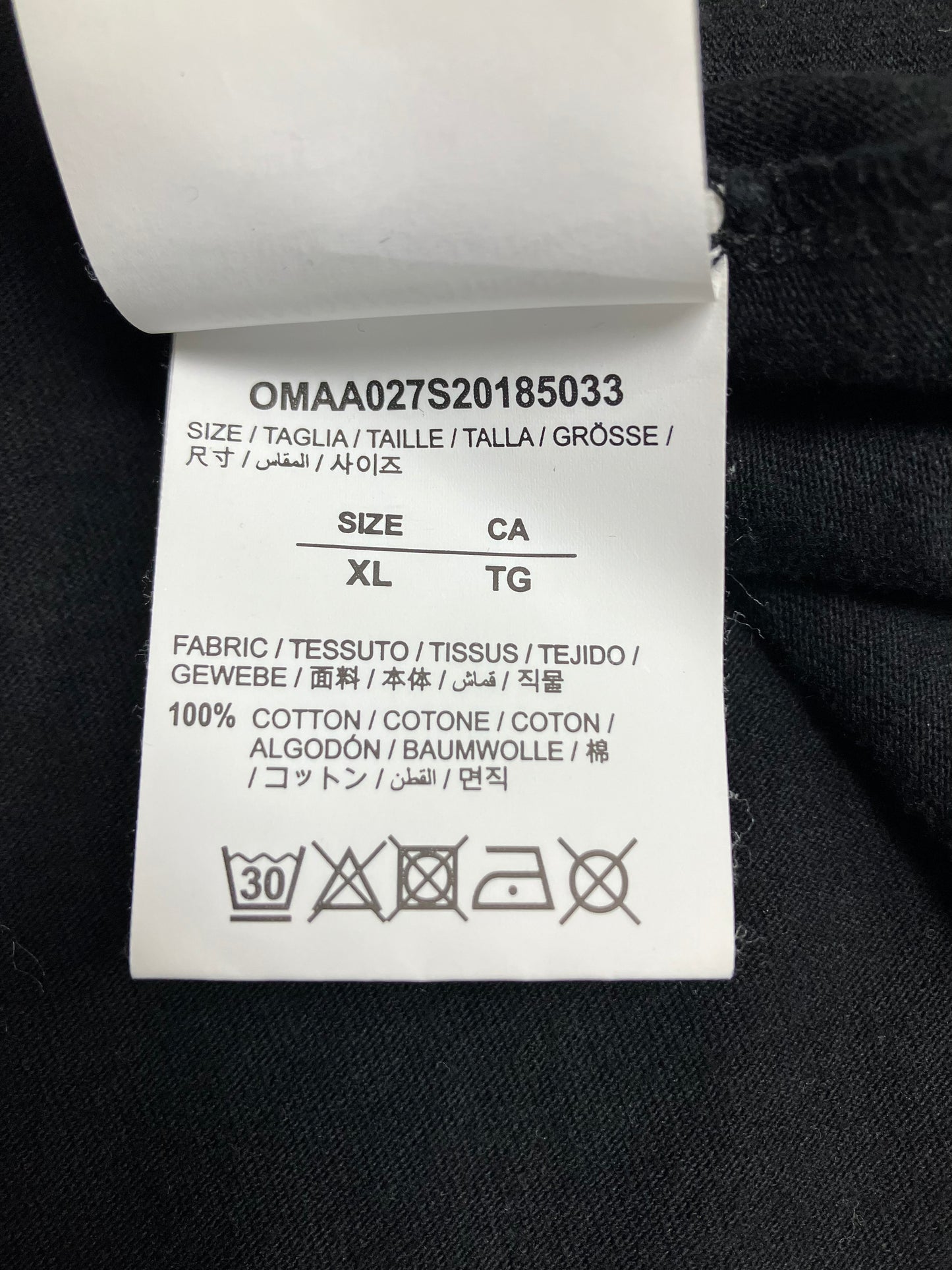 XL-Off-White Cage Tee