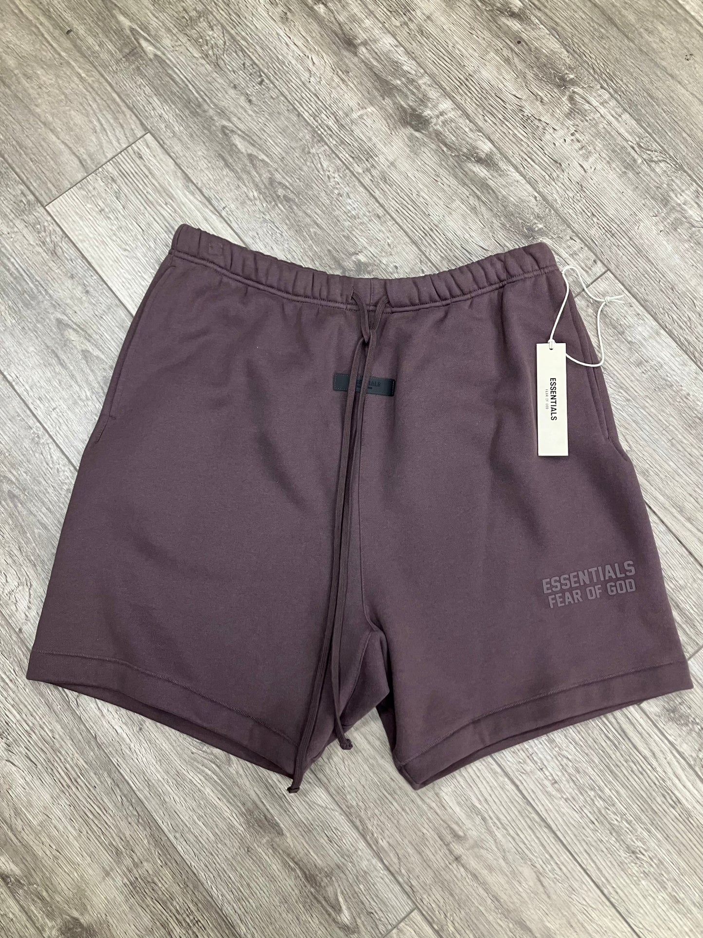 XL-Fear Of God Essentials Plum Shorts