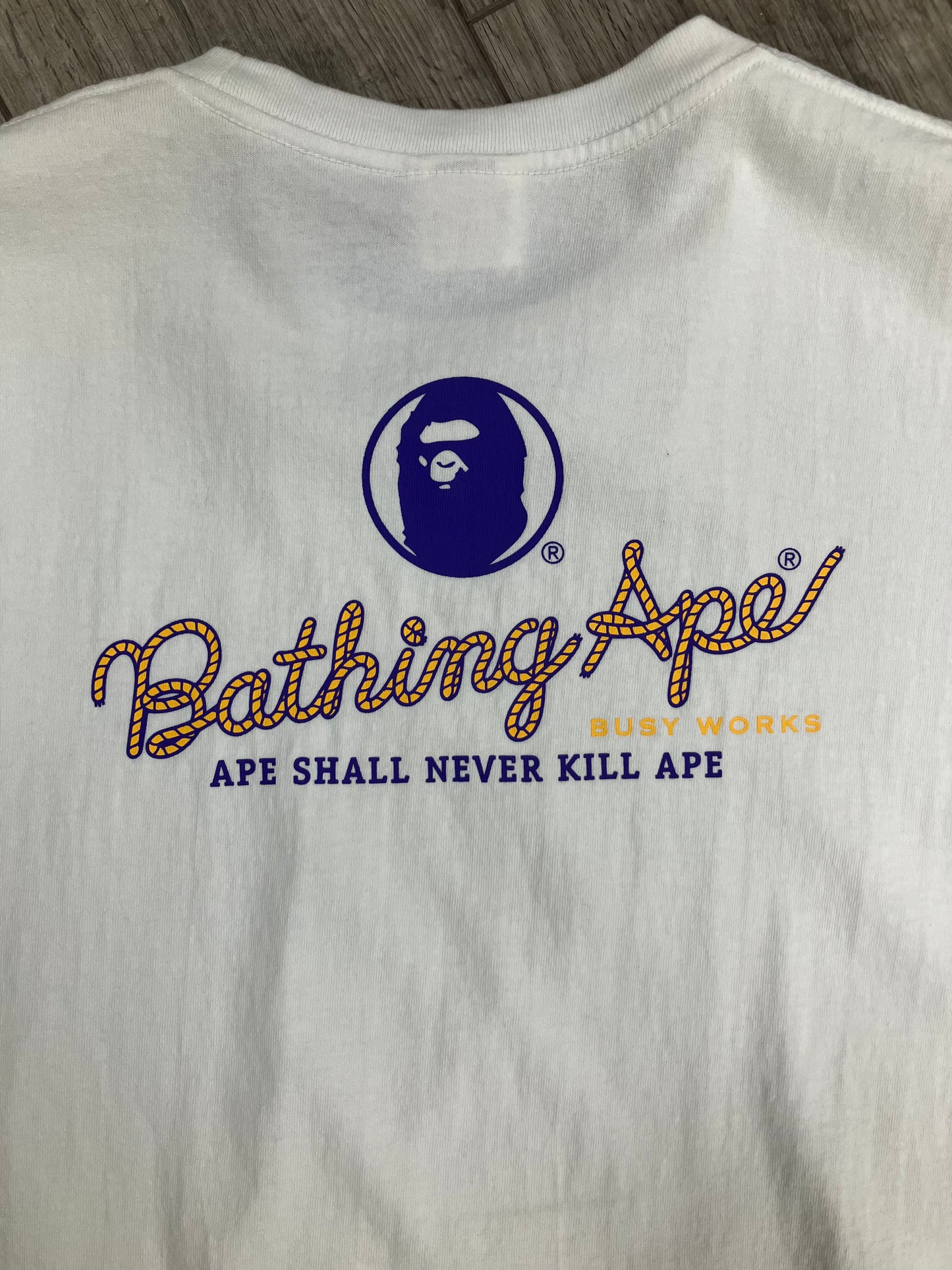 XL-Bape Rope logo tee