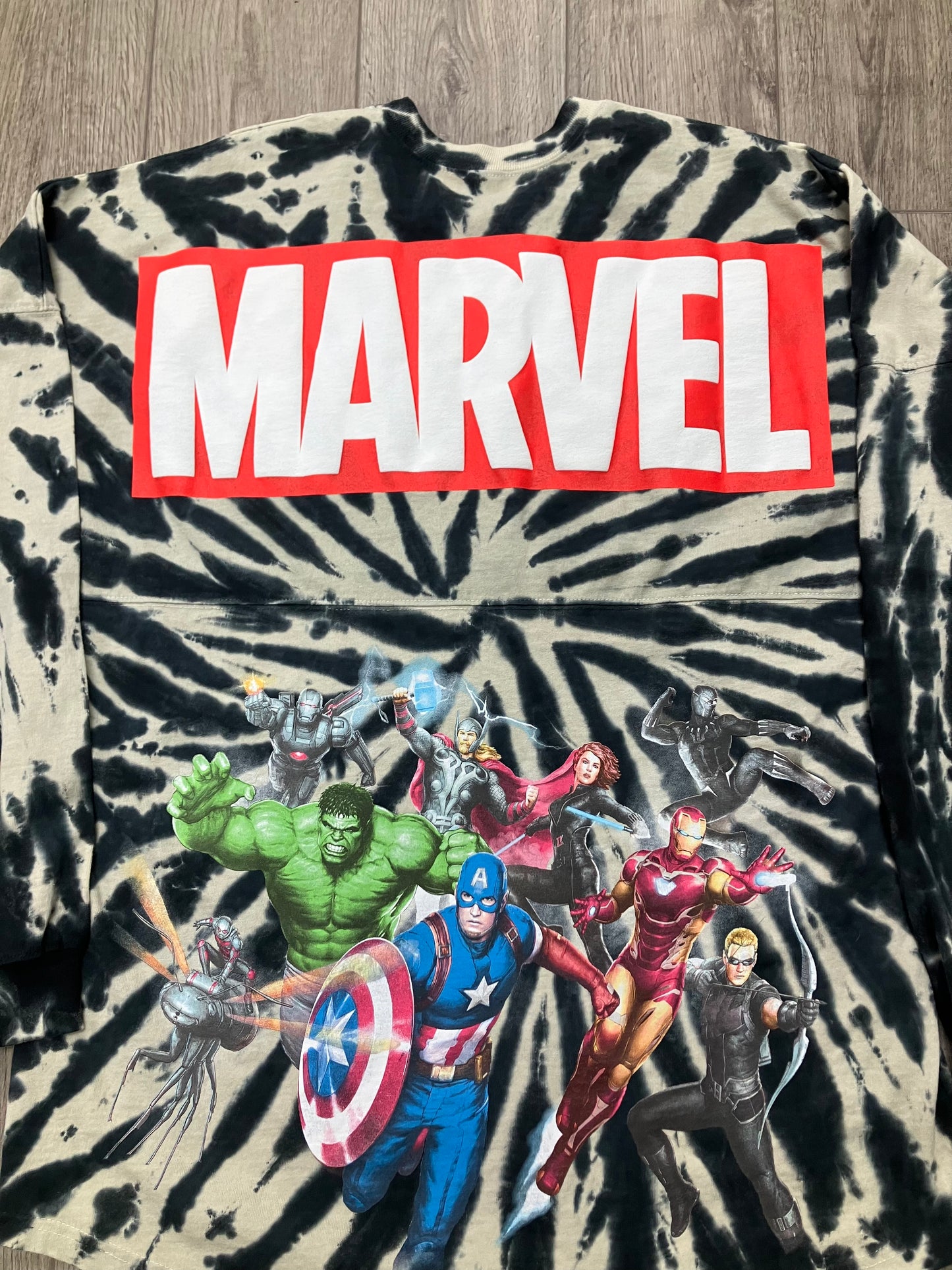Marvel Tie-Dye Spirit Jersey Size L
