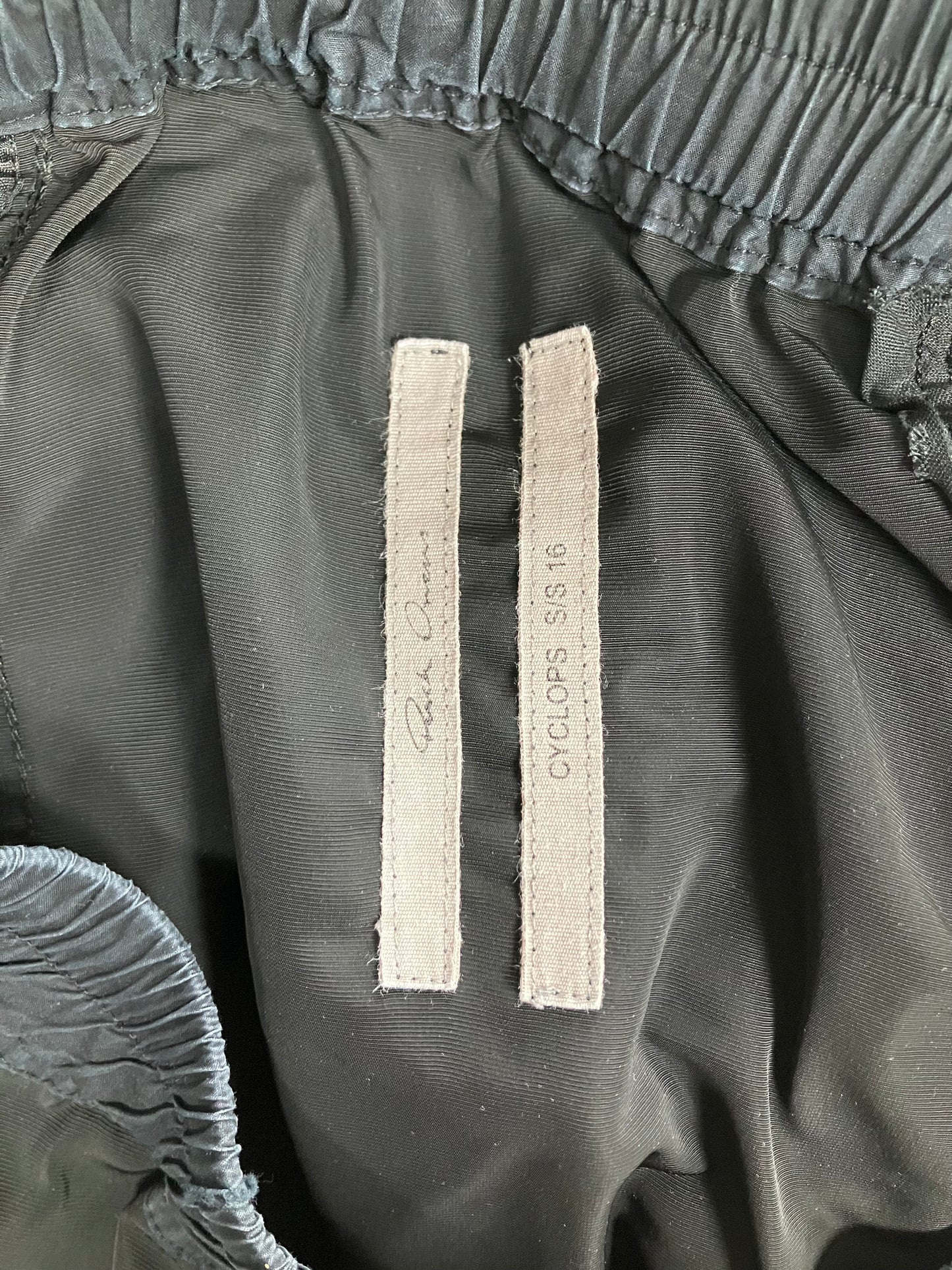 S-Rick Owens SS16 Nylon Pants