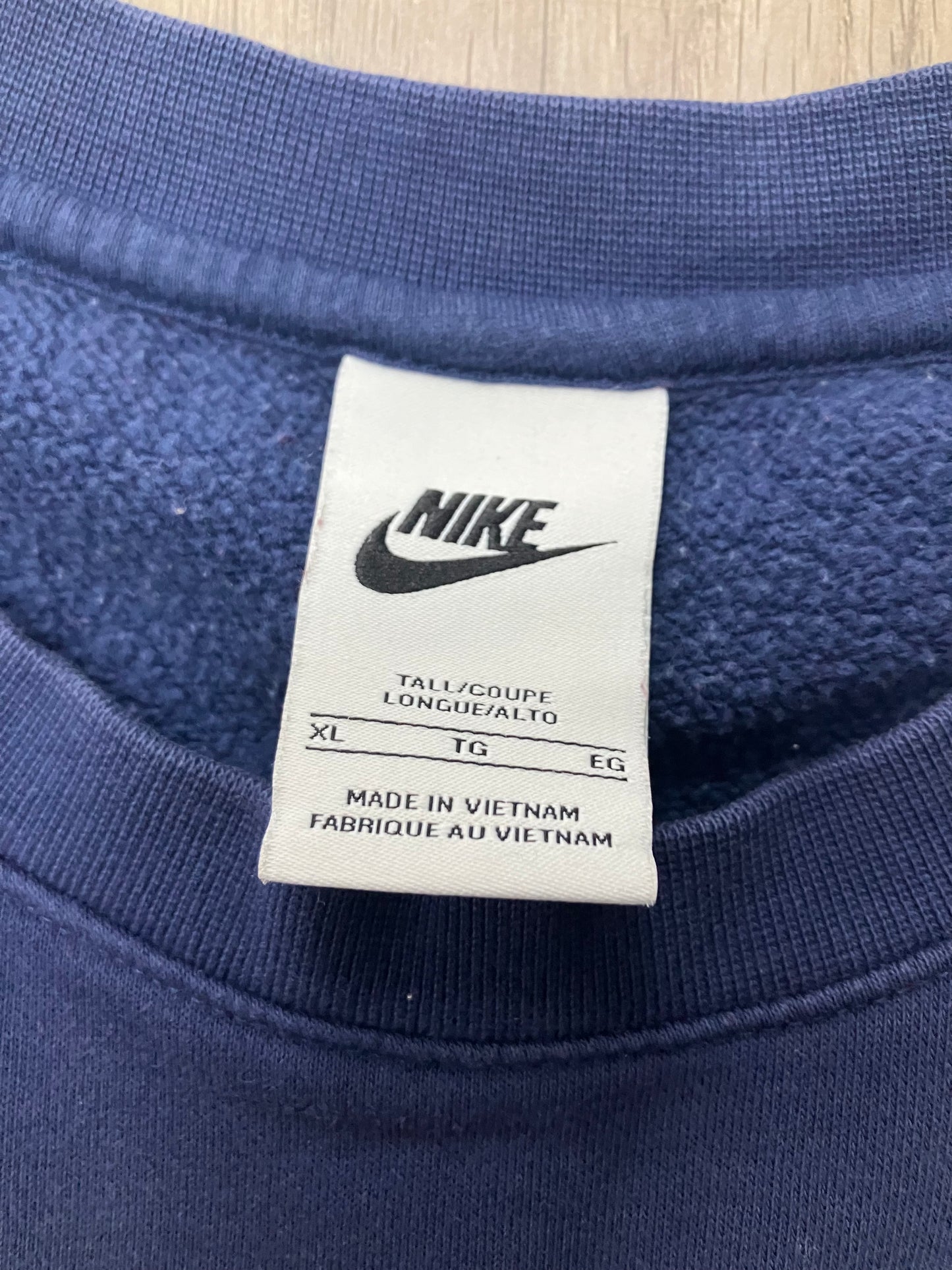 Nike Navy Sweatshirt Size XLT