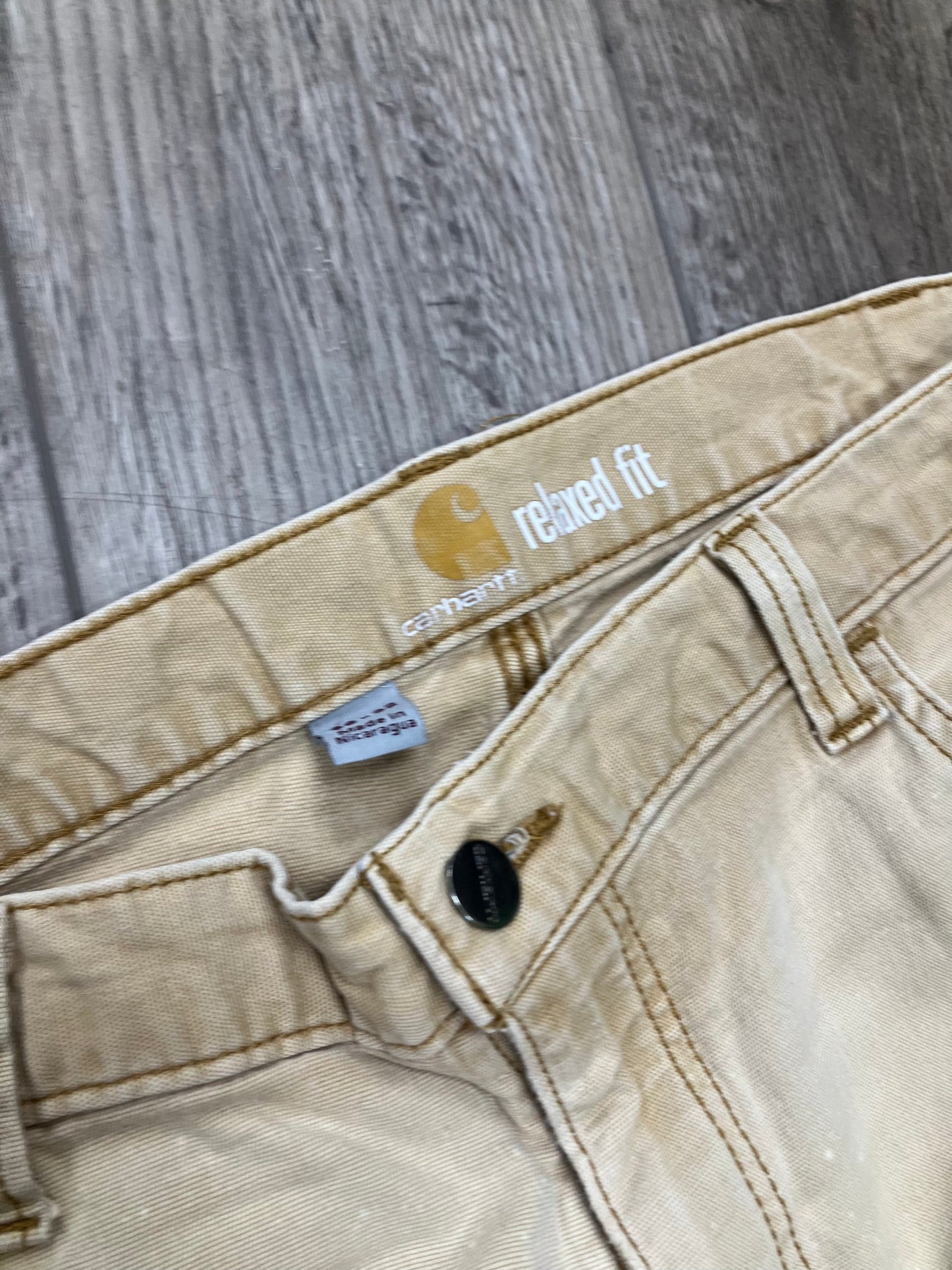 Carhartt Sunfaded Carpenter Pants Sz 35 x 28