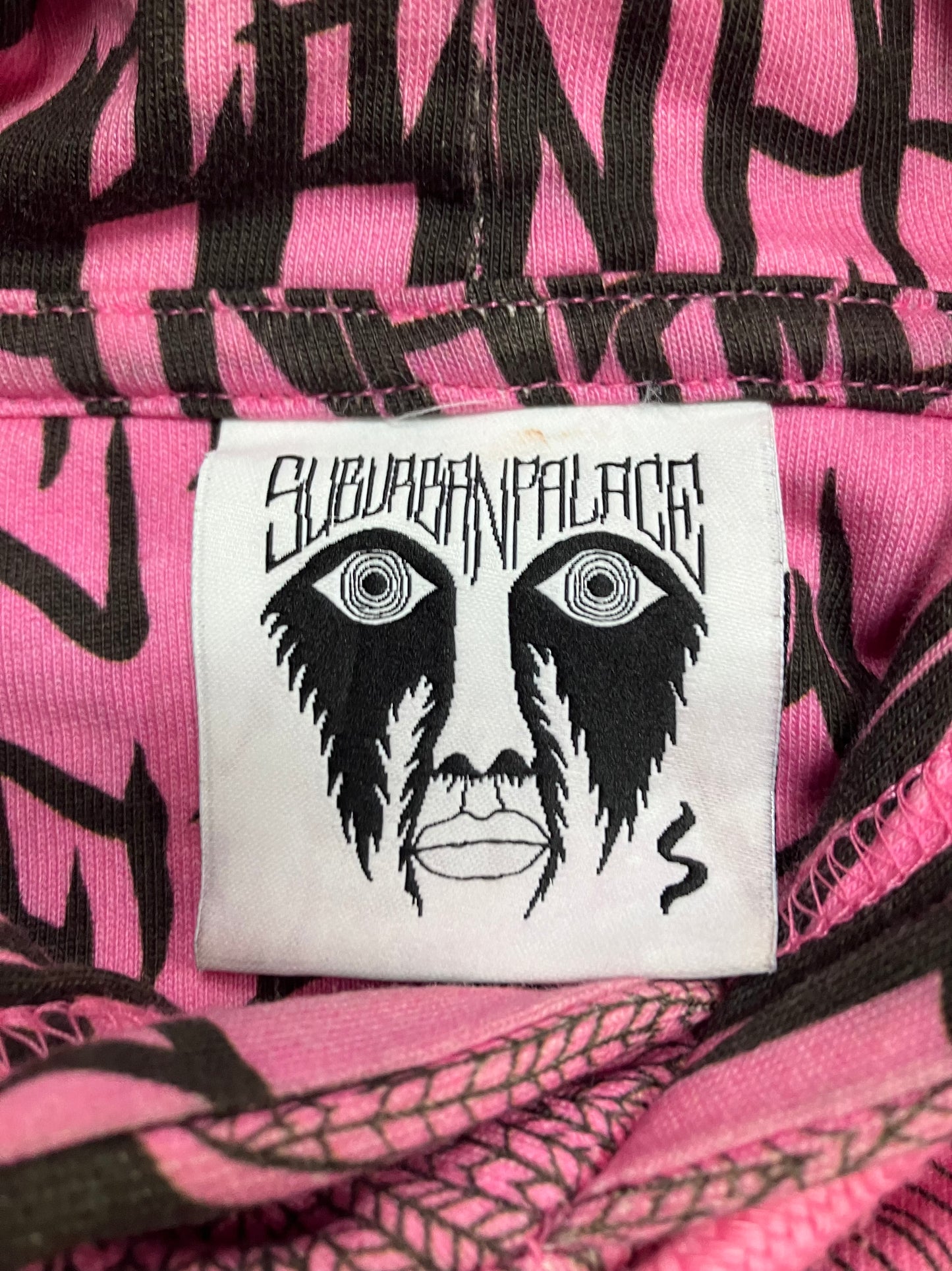Palace Suburban Less Ghost Pink Hoodie Size S