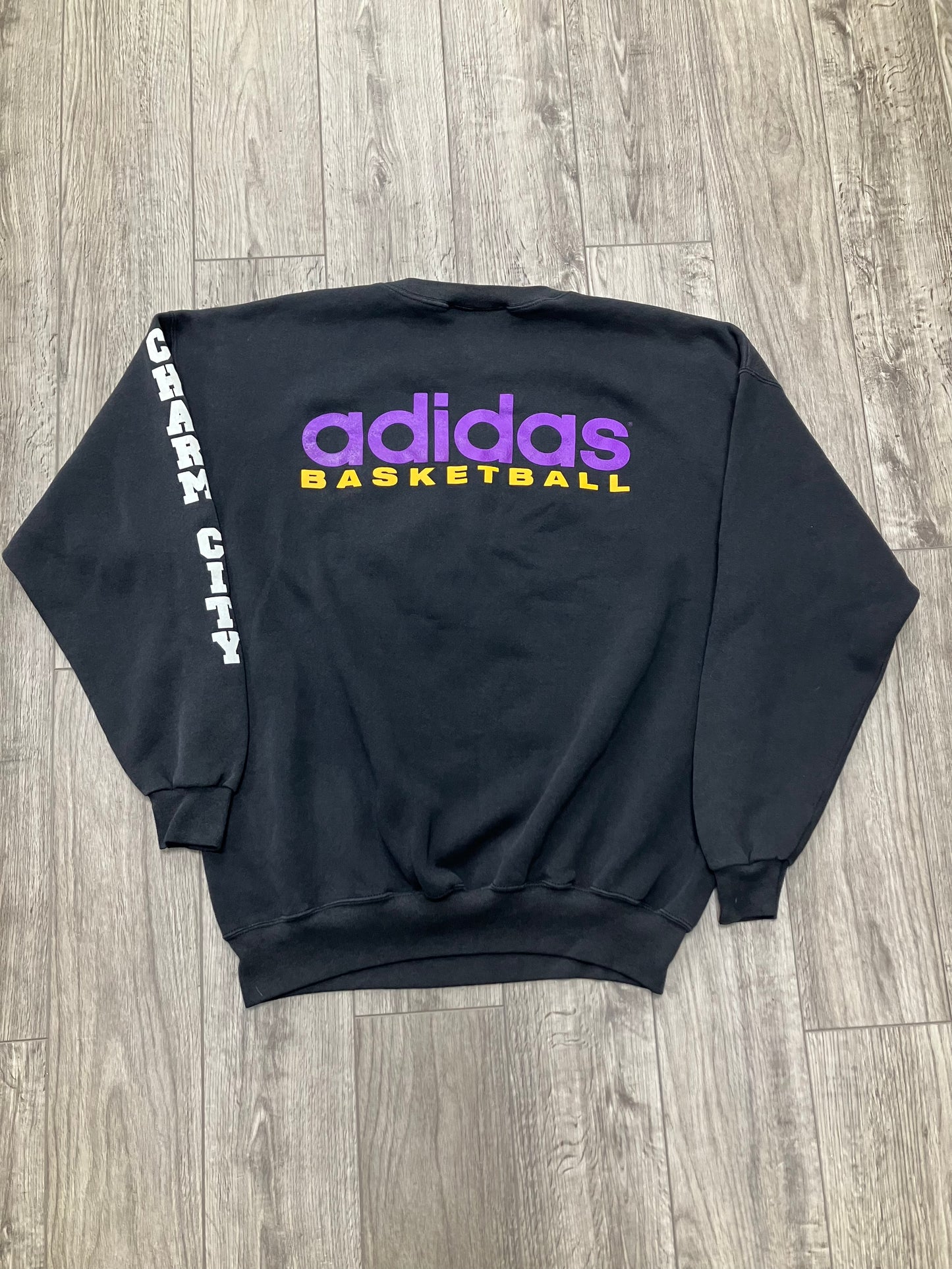 Vintage Adidas Basketball Charm City Sweatshirt Size XXL