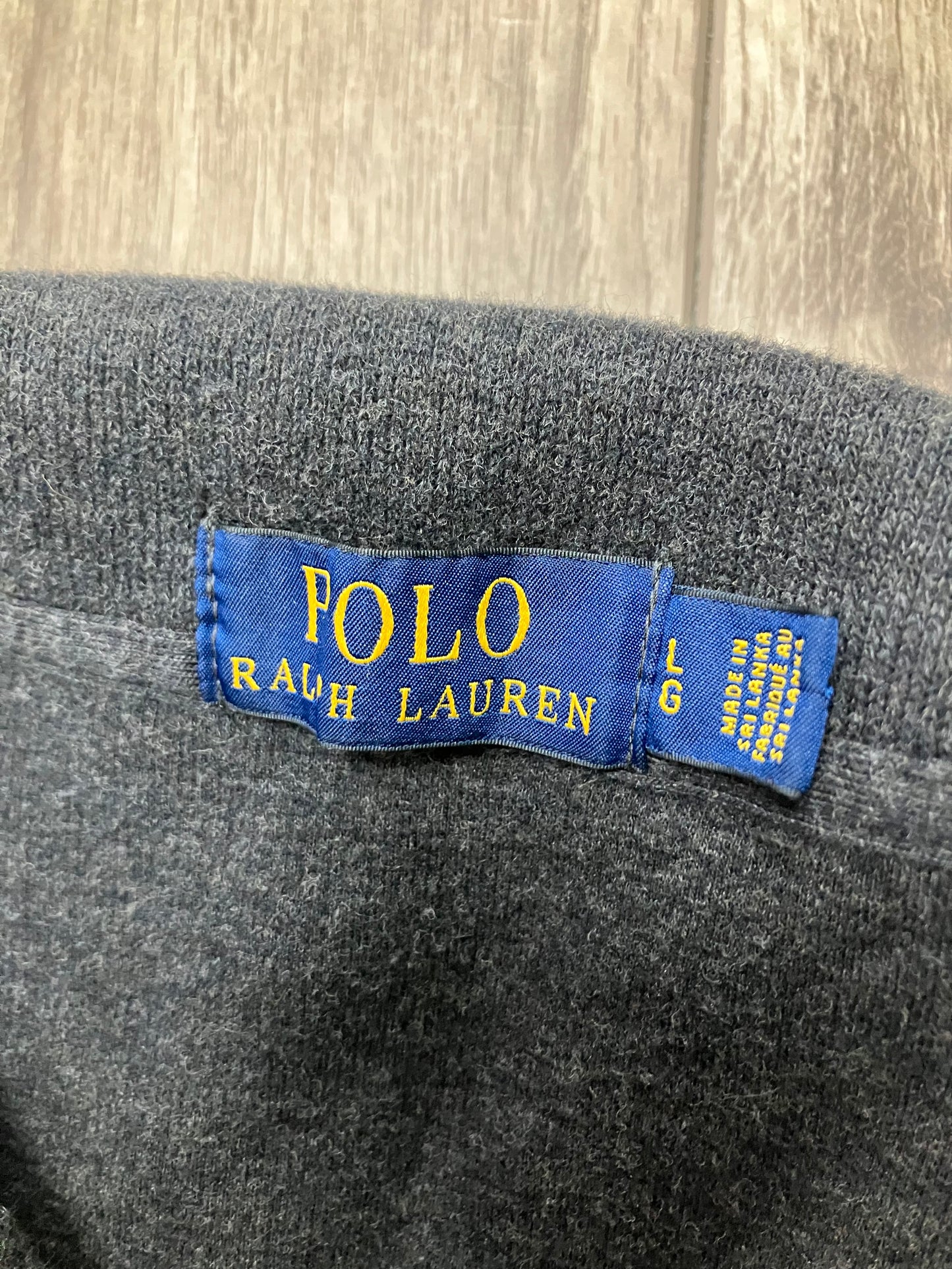 Polo Ralph Lauren Quarter-Zip Sweater Size L