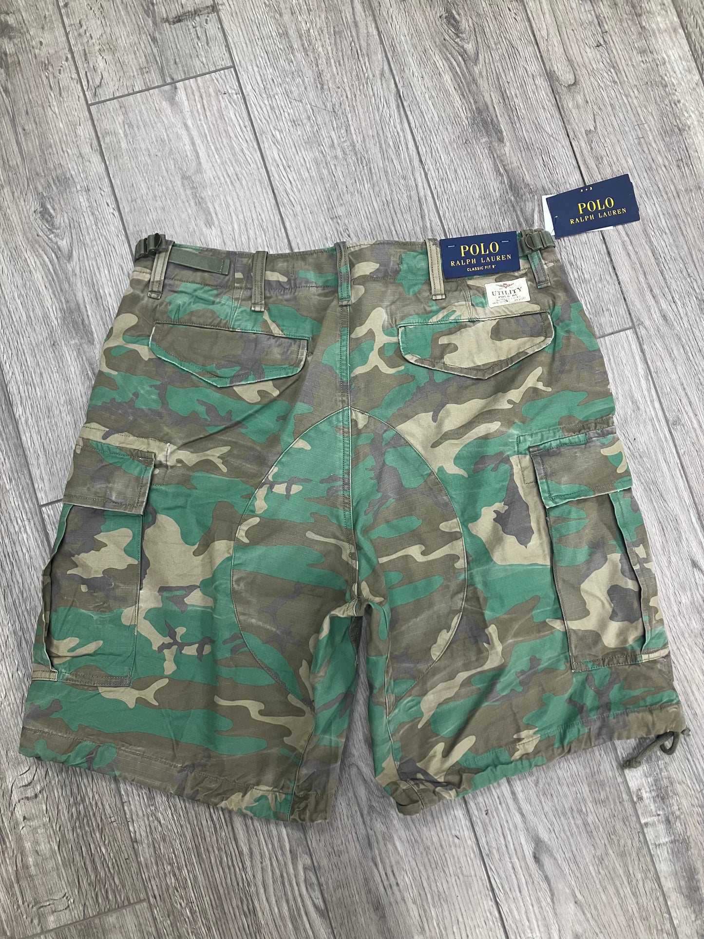 32-Polo Ralph Lauren Camo Cargo Shorts