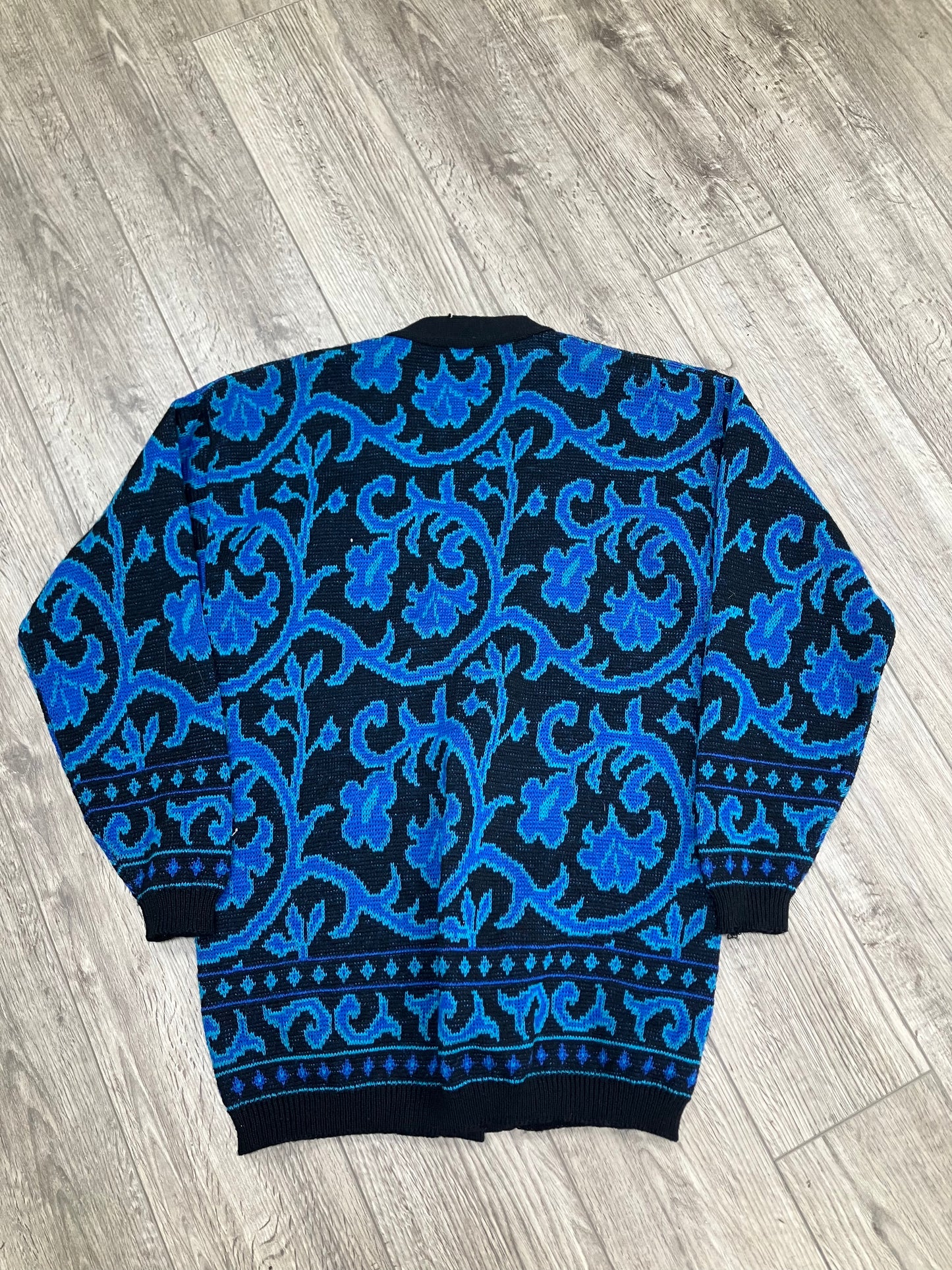 S-Vintage Pendleton Blue Cardigan
