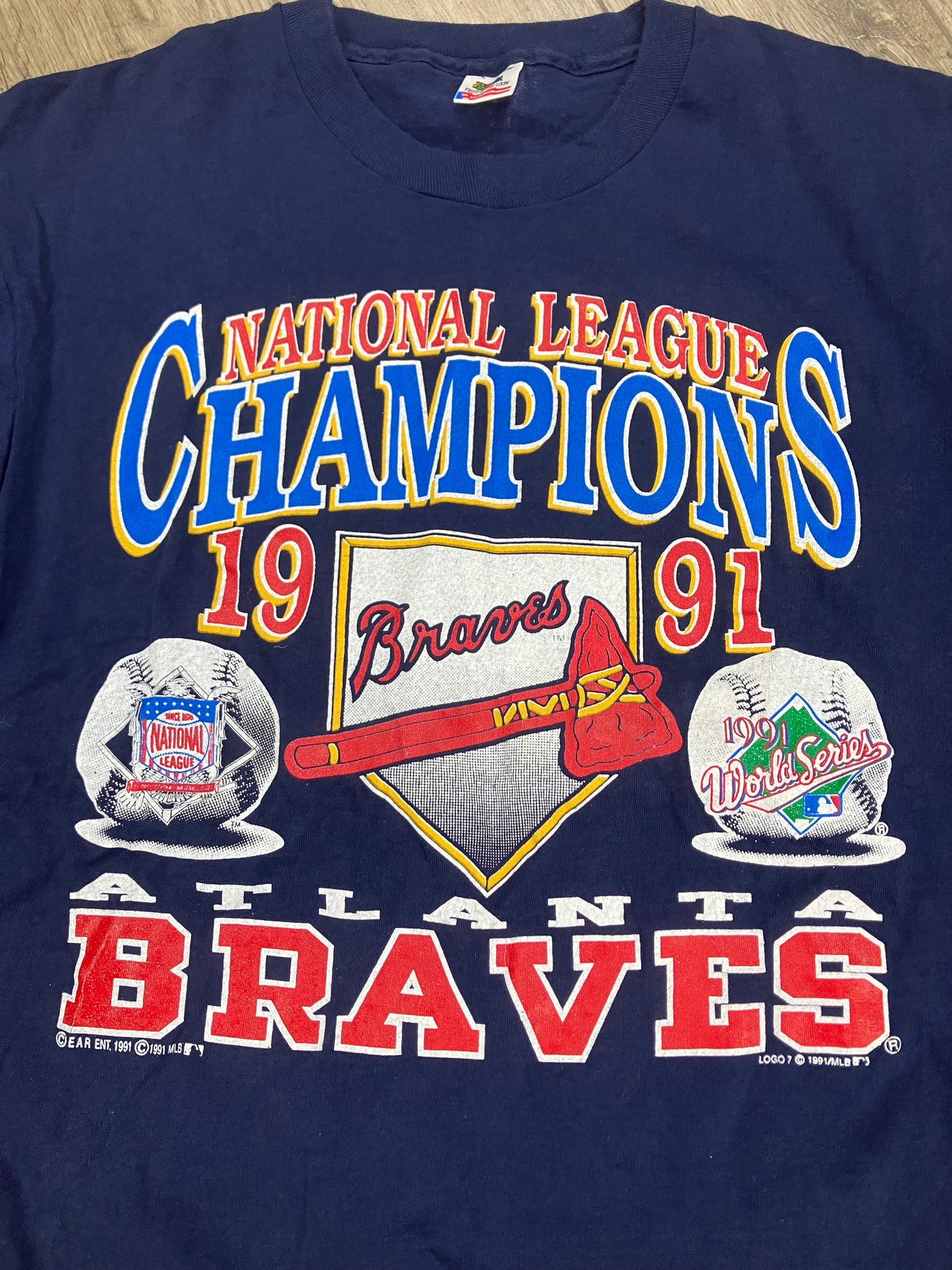 XL-Braves 1991 champions tee