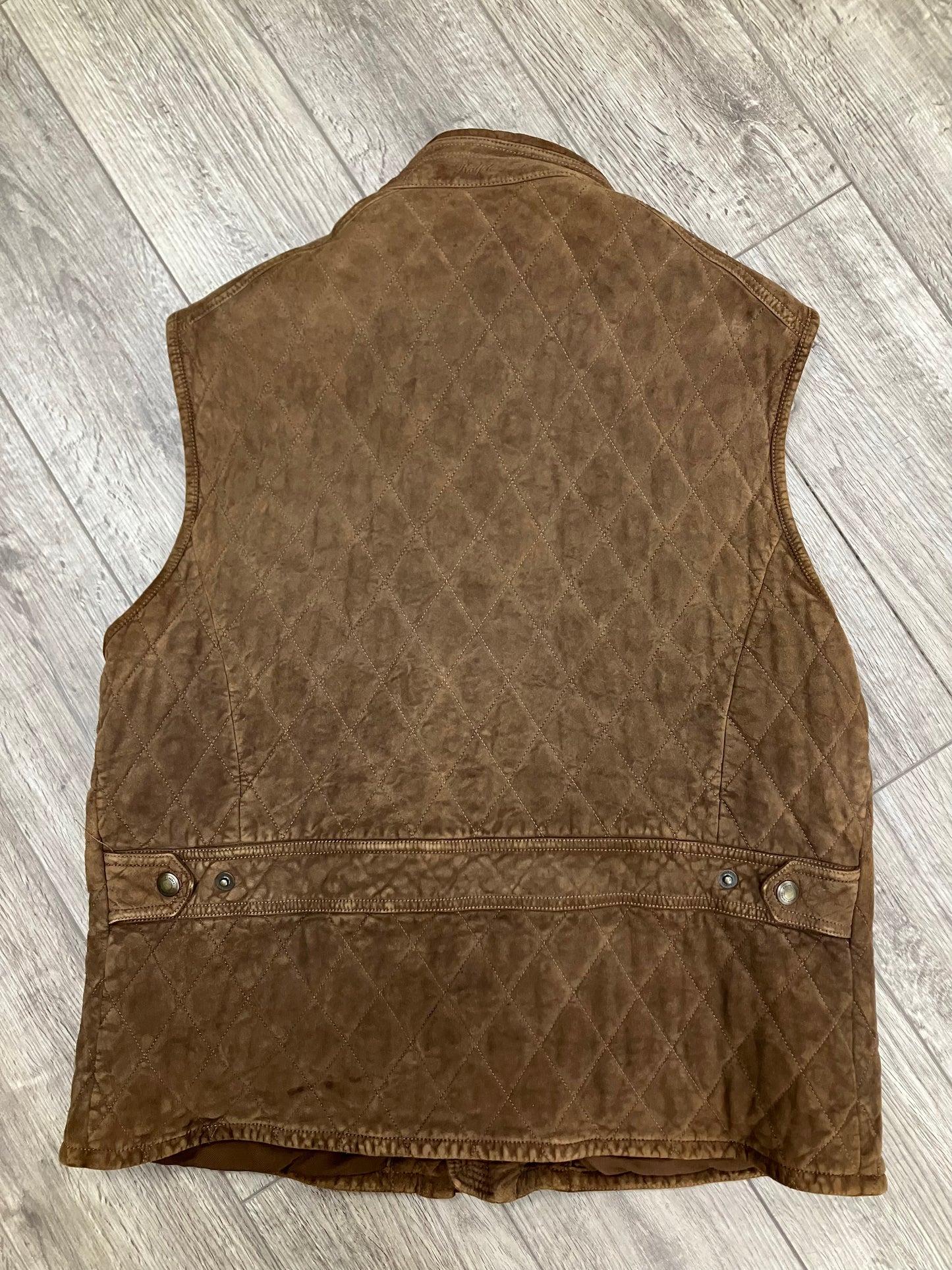 XL-Ralph Lauren Purple Label Suede Vest
