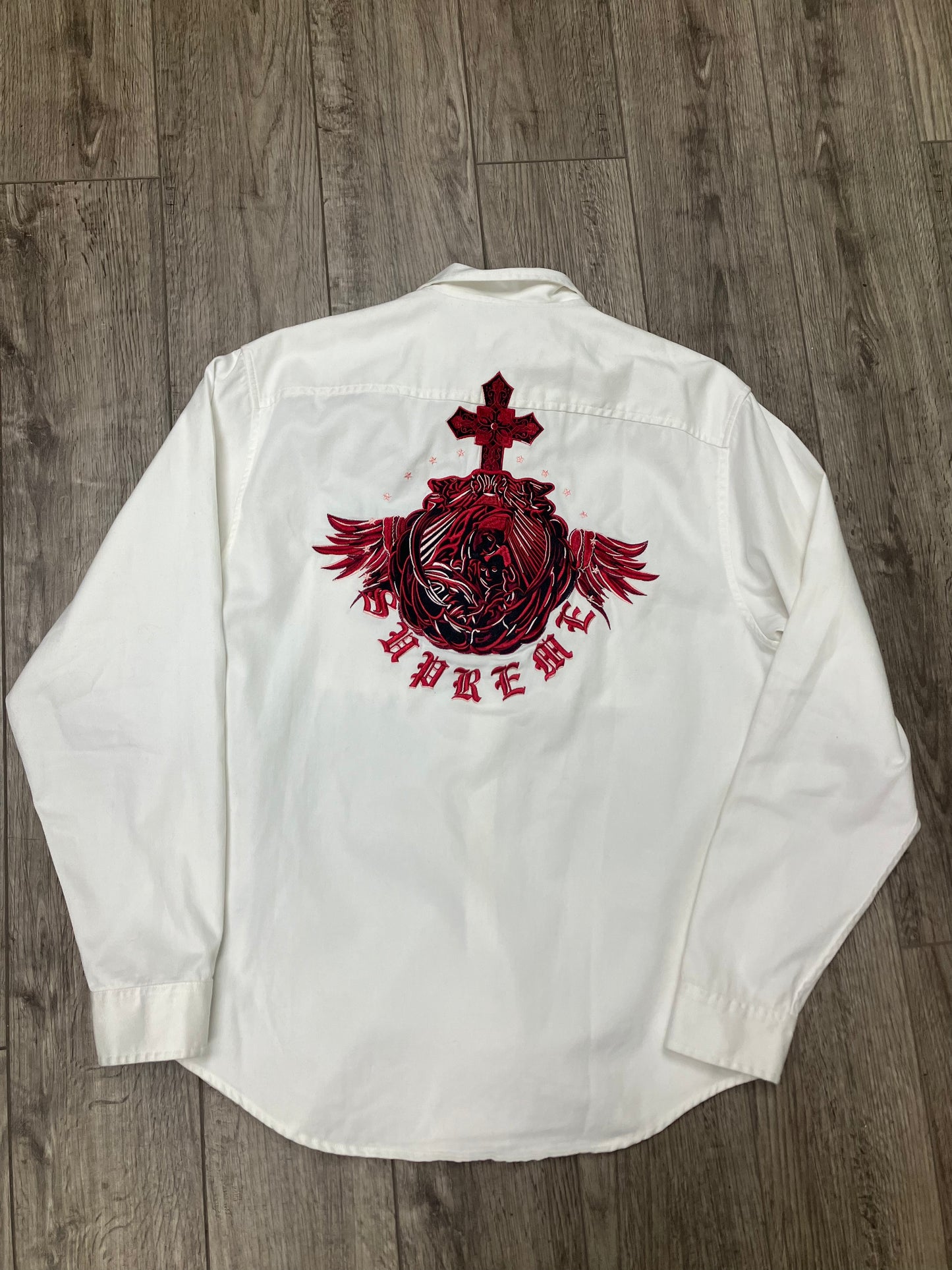 M-Supreme Virgin Mary Button Up