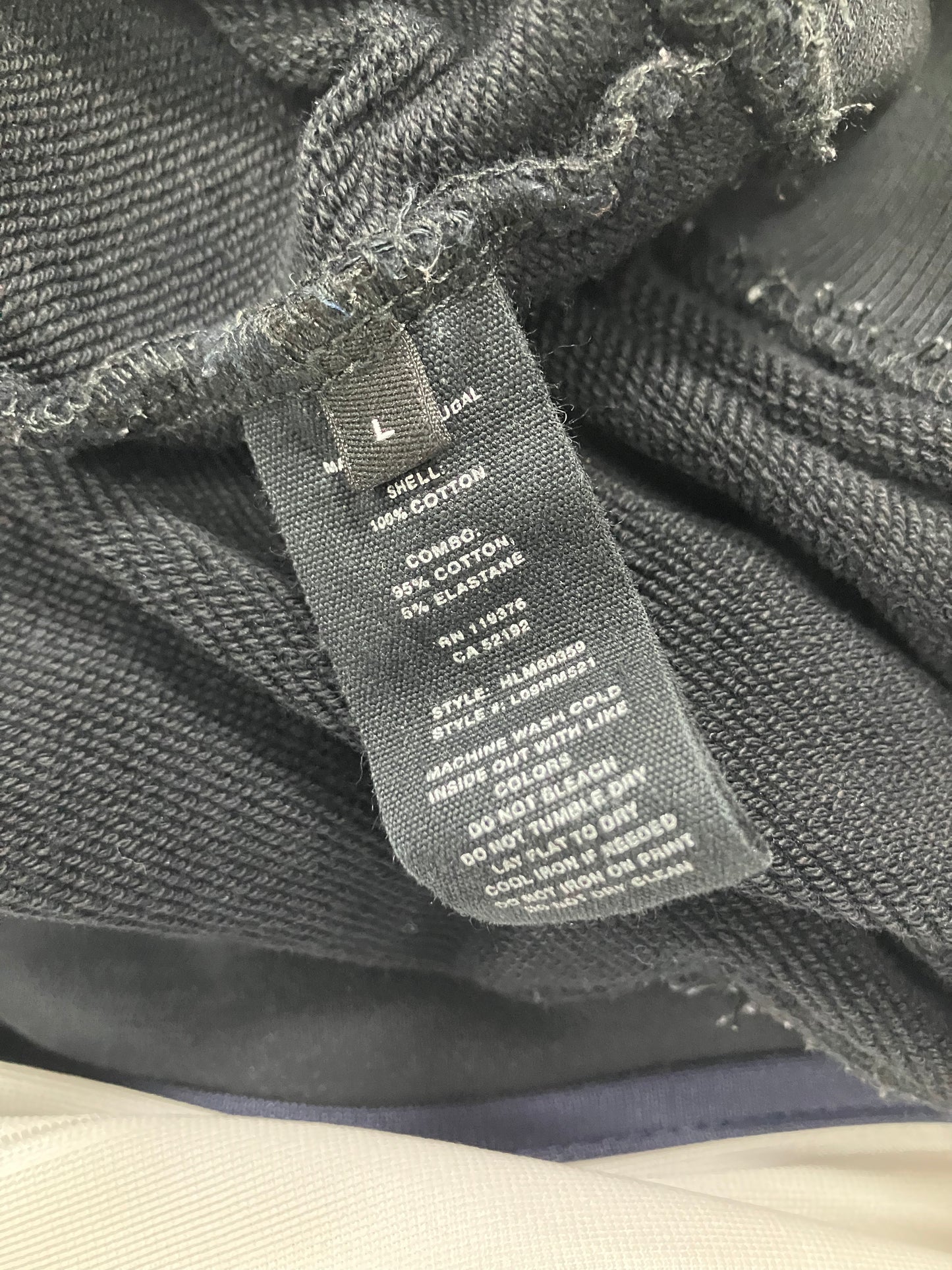 L-Helmut Lang Stencil Logo Hoodie