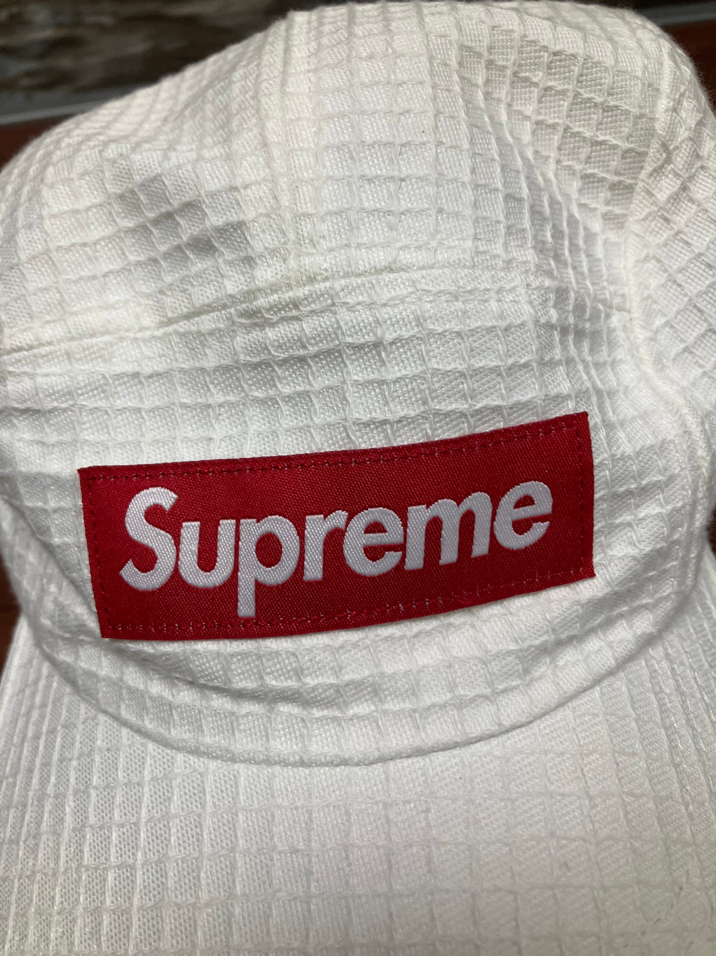 Supreme Denim Ripstop Camp Cap White SS22