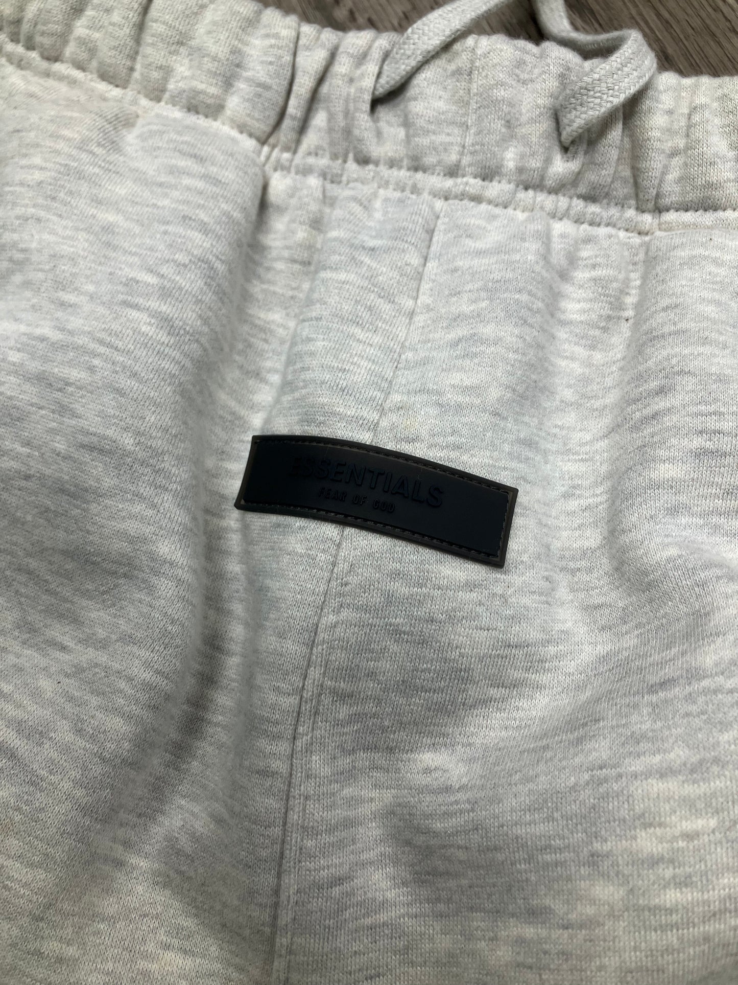 XL-Fear Of God Essentials White Cotton Shorts
