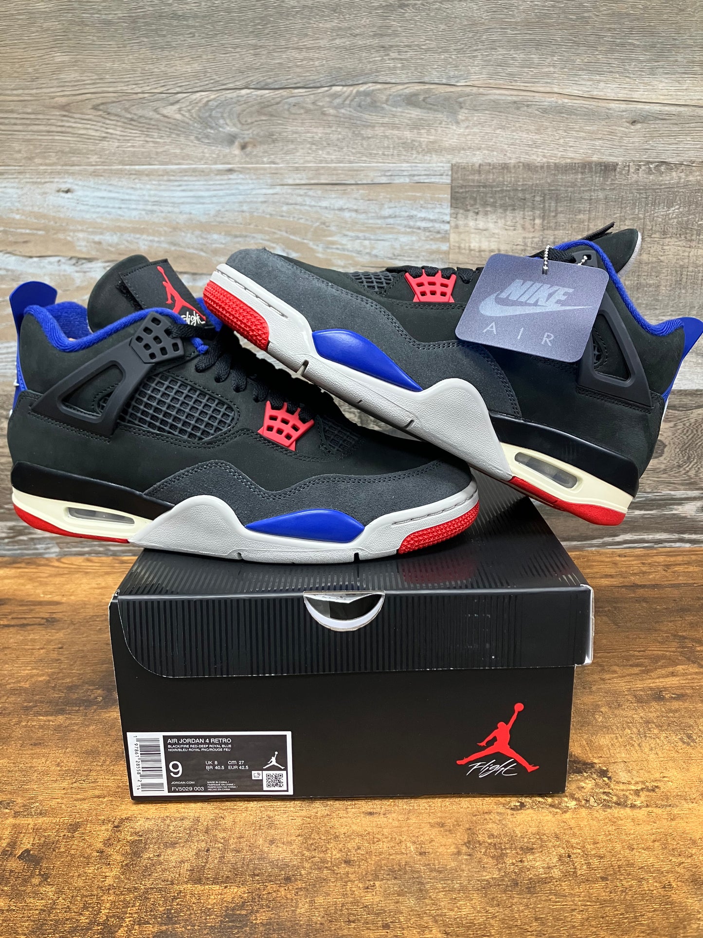 9-Air Jordan 4 Rare Air White Stitching