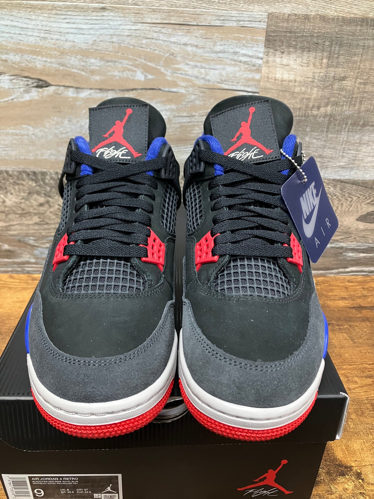 9-Air Jordan 4 Rare Air White Stitching
