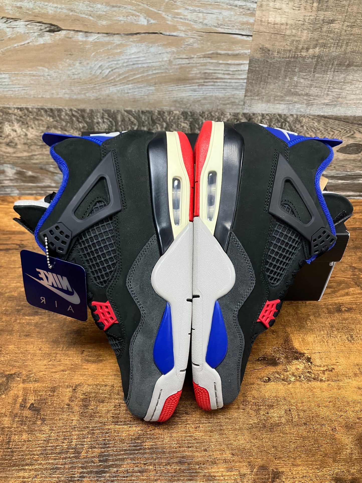9-Air Jordan 4 Rare Air White Stitching