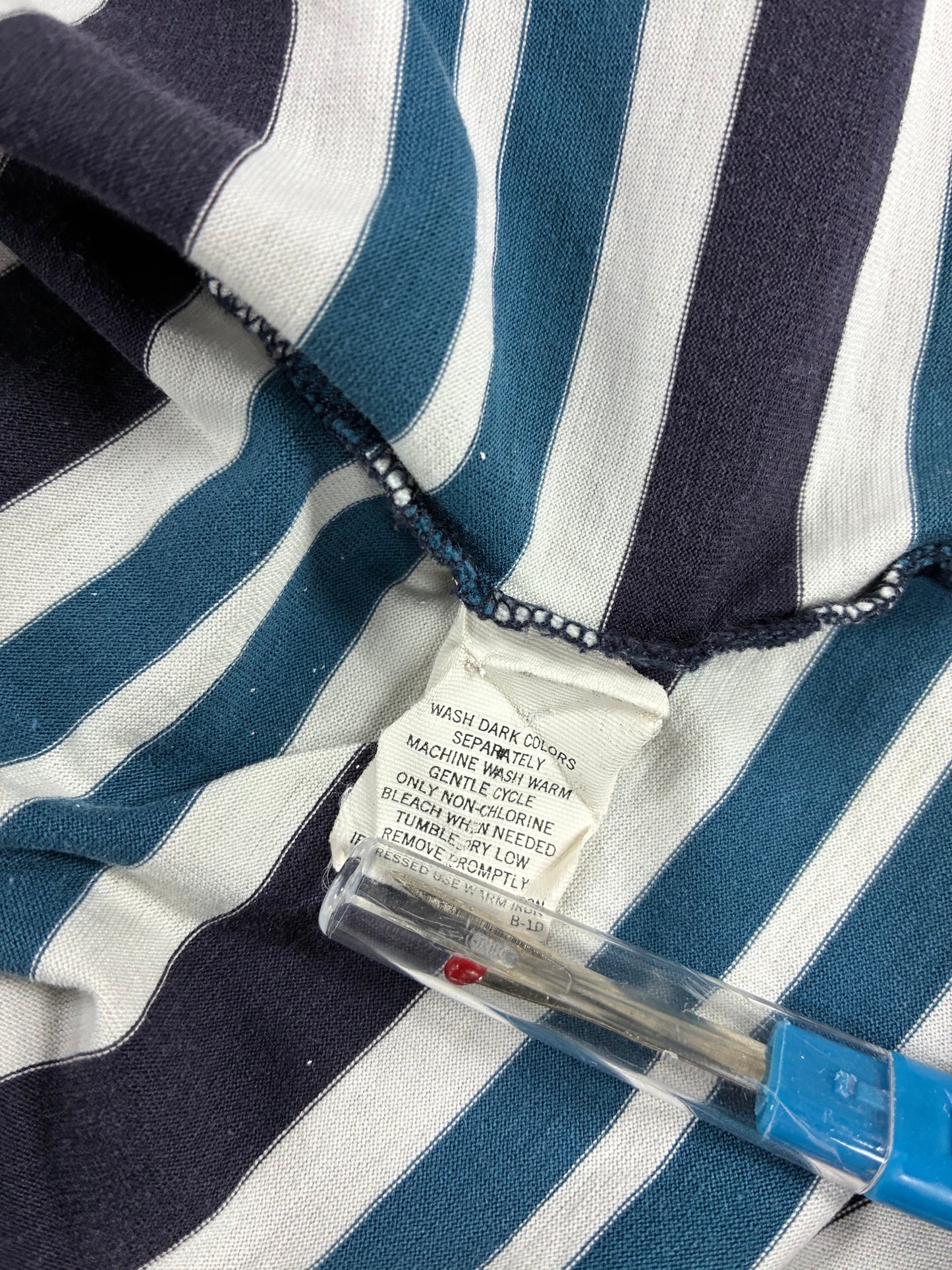 M - Vintage Burberry’s Striped Polo Shirt