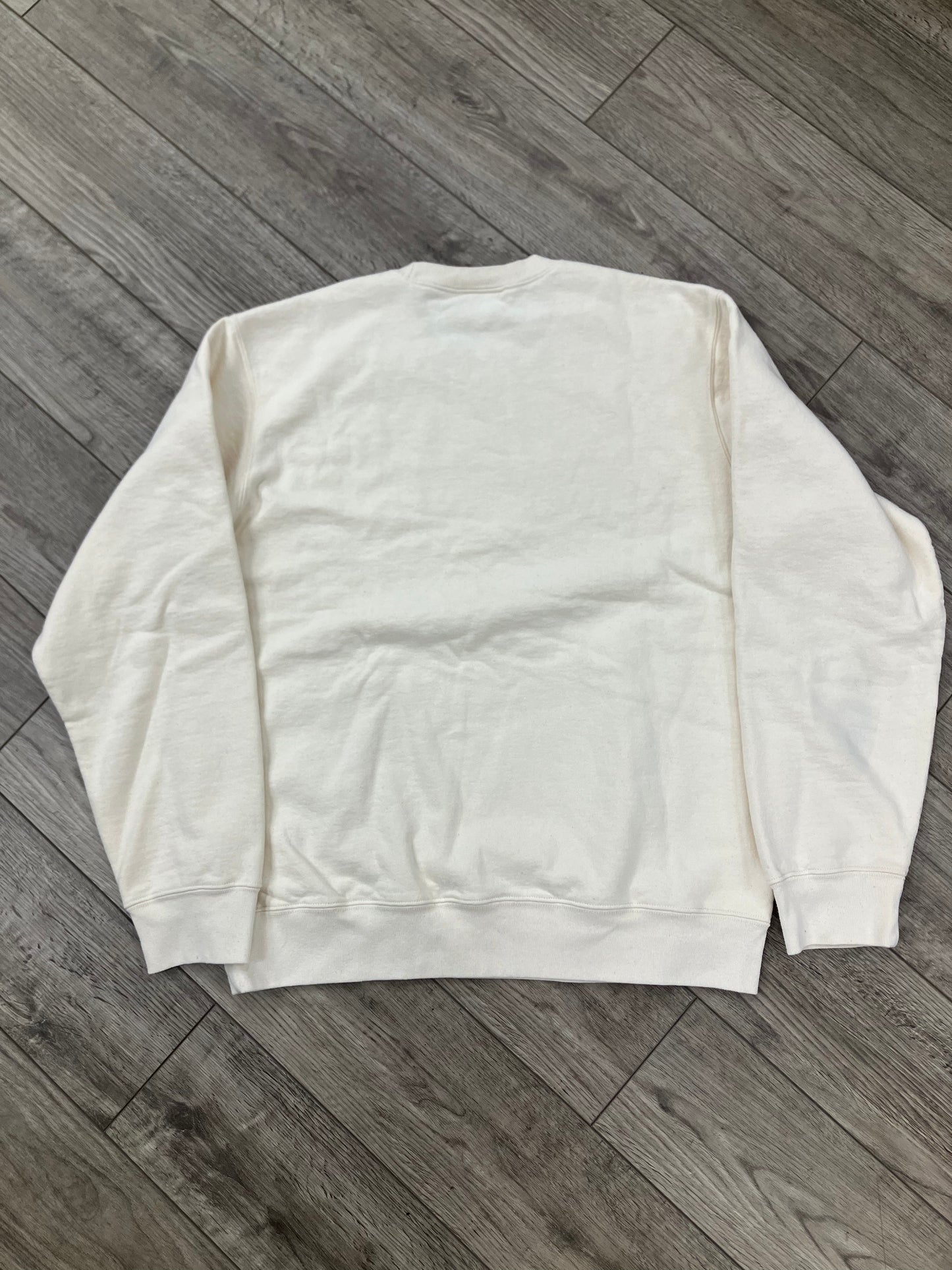 L-Supreme Cutout Box Logo Beige/Natural Crewneck
