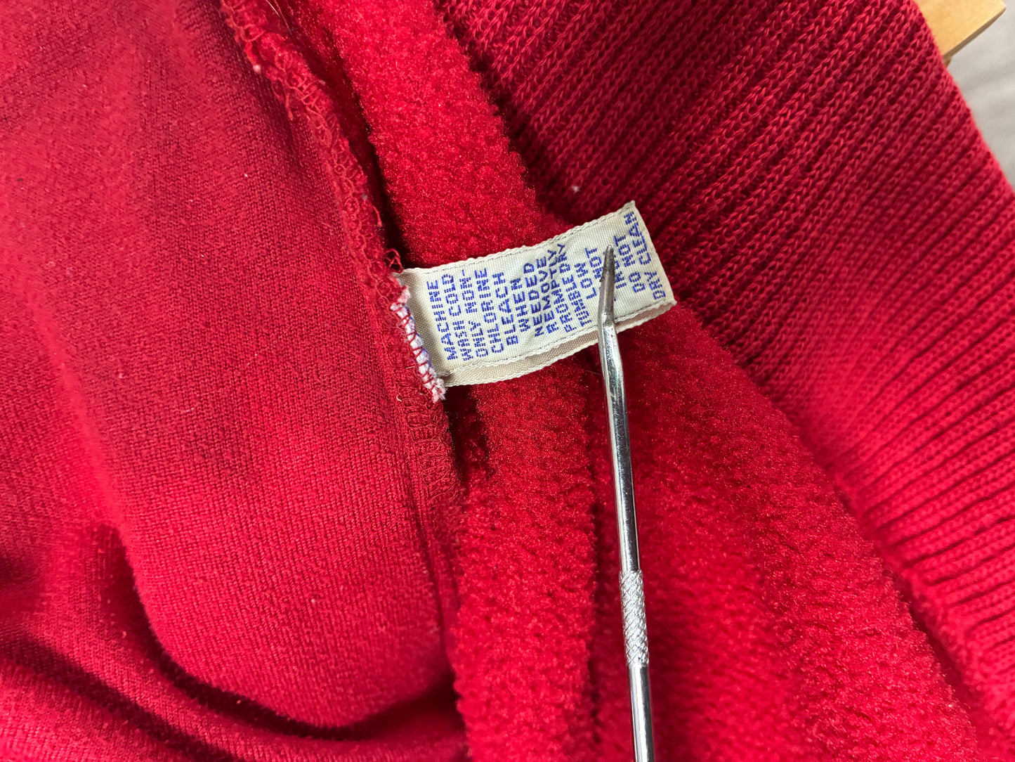 L - Vintage Polo Ralph Lauren “Superman” USA Red Fleece