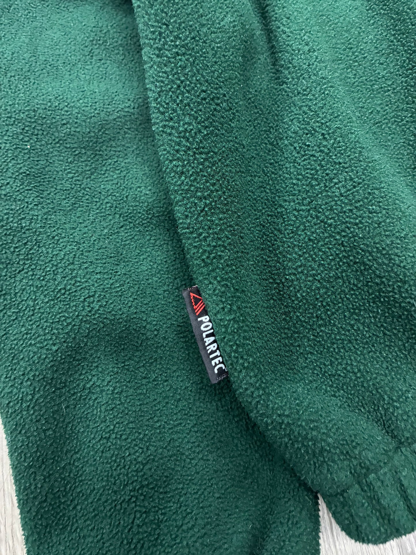 S - Vintage Polo Ralph Lauren Green Polartec Fleece Zip Up