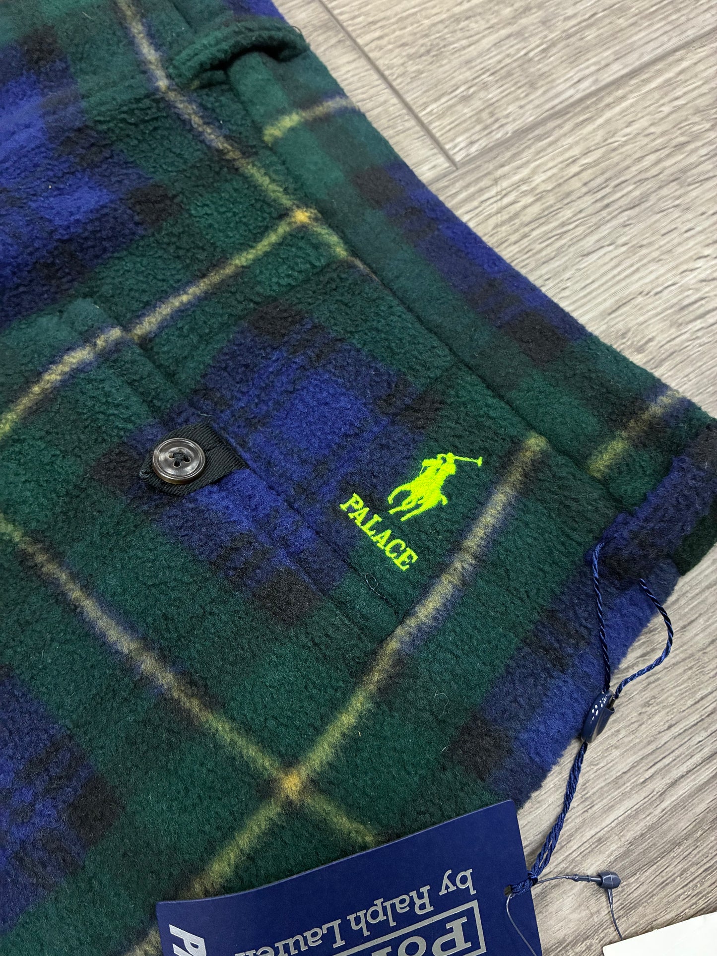 34 - Polo Ralph Lauren Palace Skateboards Polar Tartan Fleece Chinos