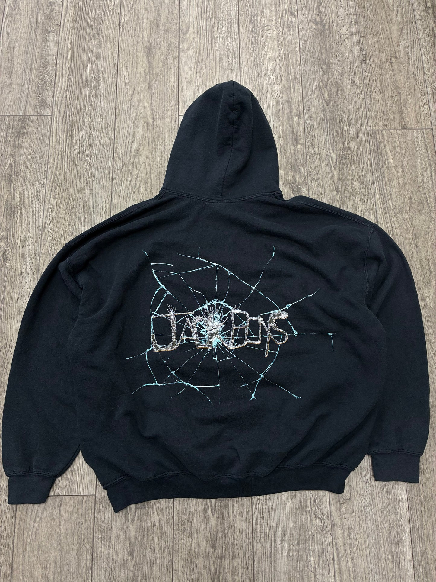 XL - Travis Scott Jackboys “Cracked” Logo Hoodie