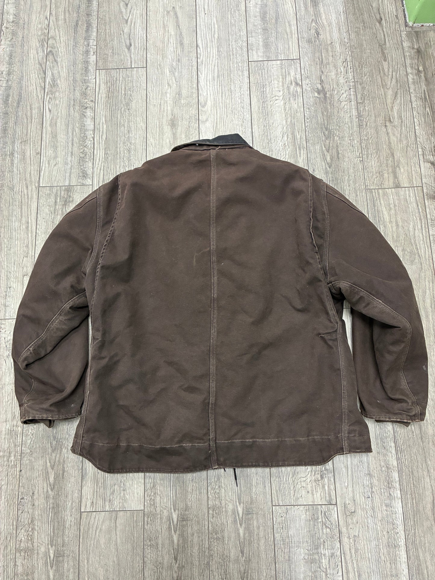 2XL - Carhartt Sherpa Lined Full Zip Sandstone Duck Jacket