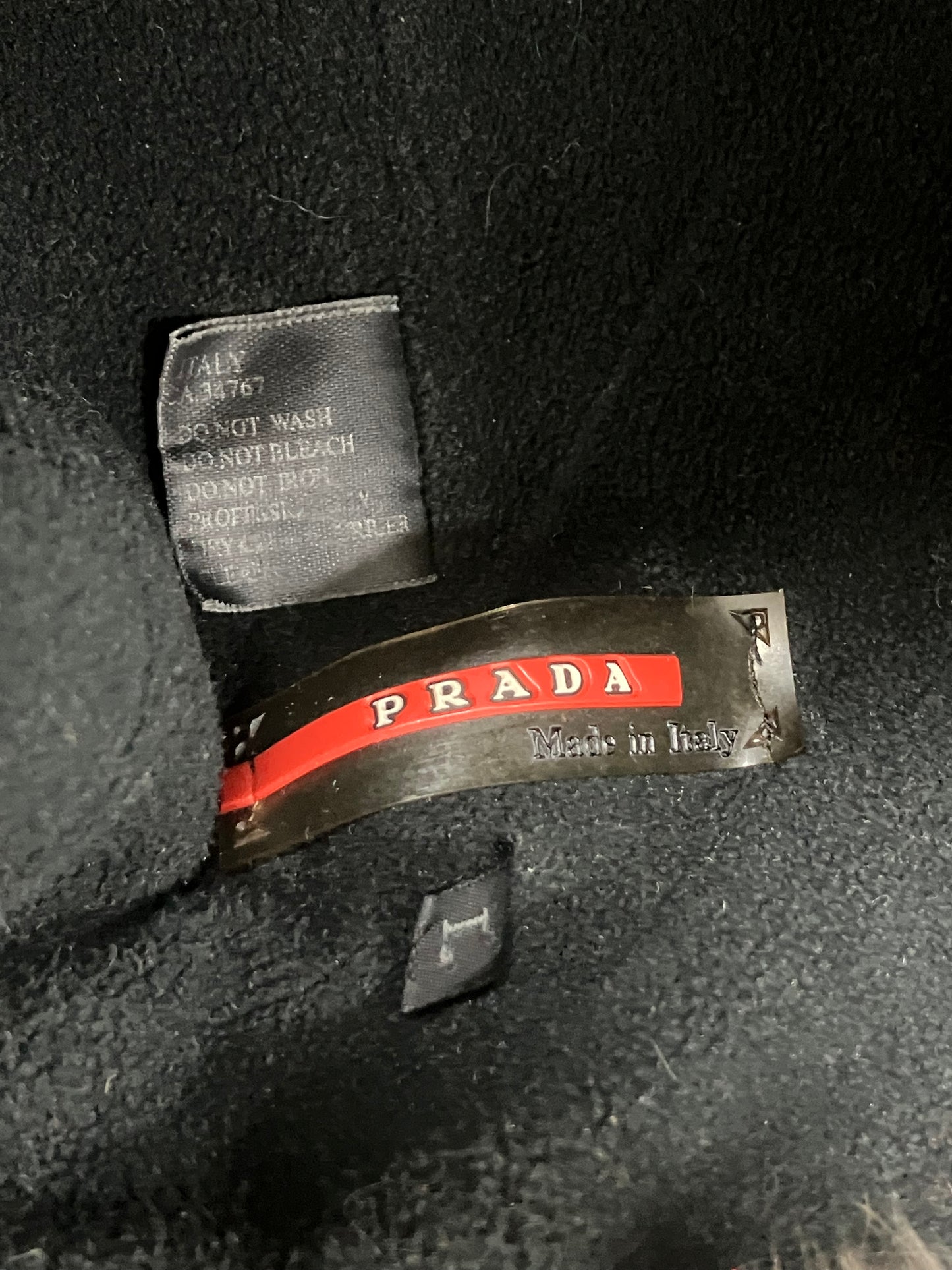 L-Prada Fur Trapper Hat