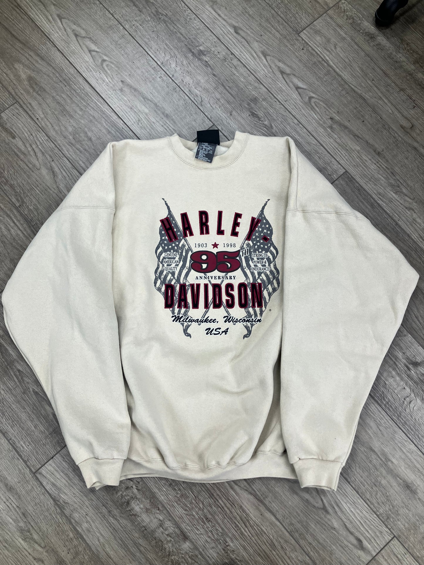 XXL-Harley Davidson Wisconsin Crewneck