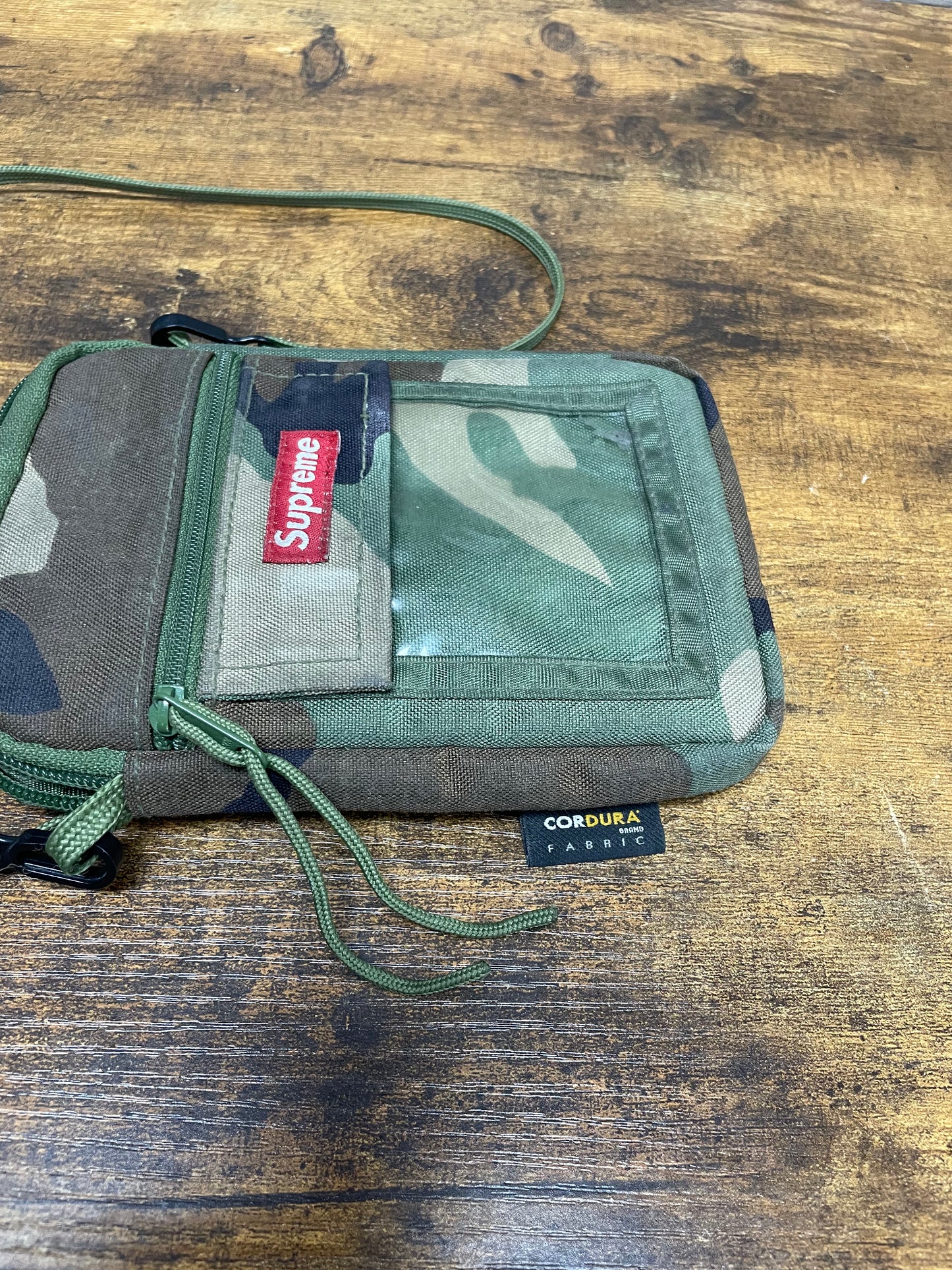 Supreme SS19 Woodland Camo Cordura Utility Pouch