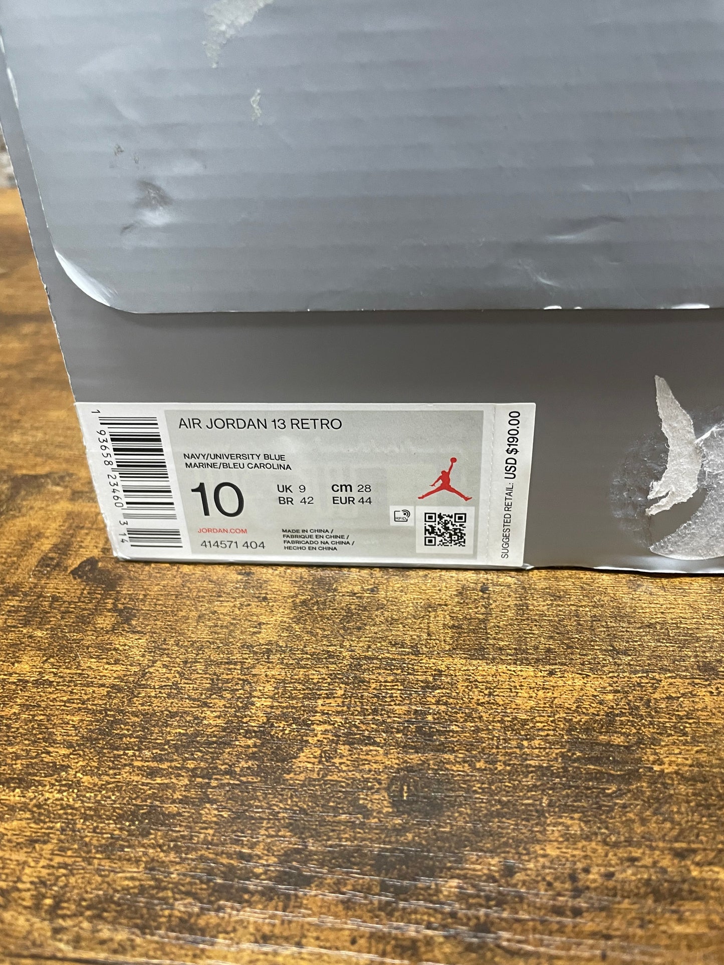 Jordan 13 Retro Flint Size 10