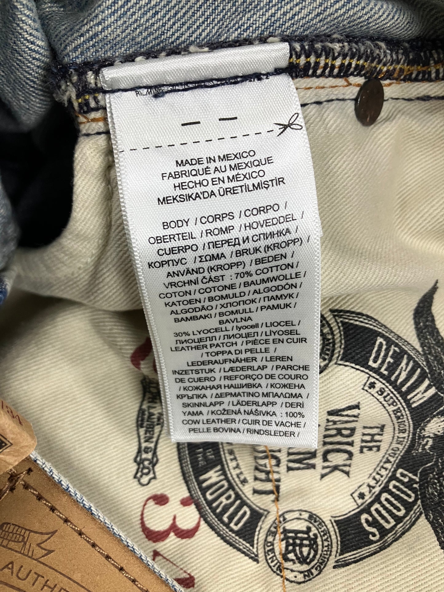 32-Polo Ralph Lauren Paisley Patchwork Jeans