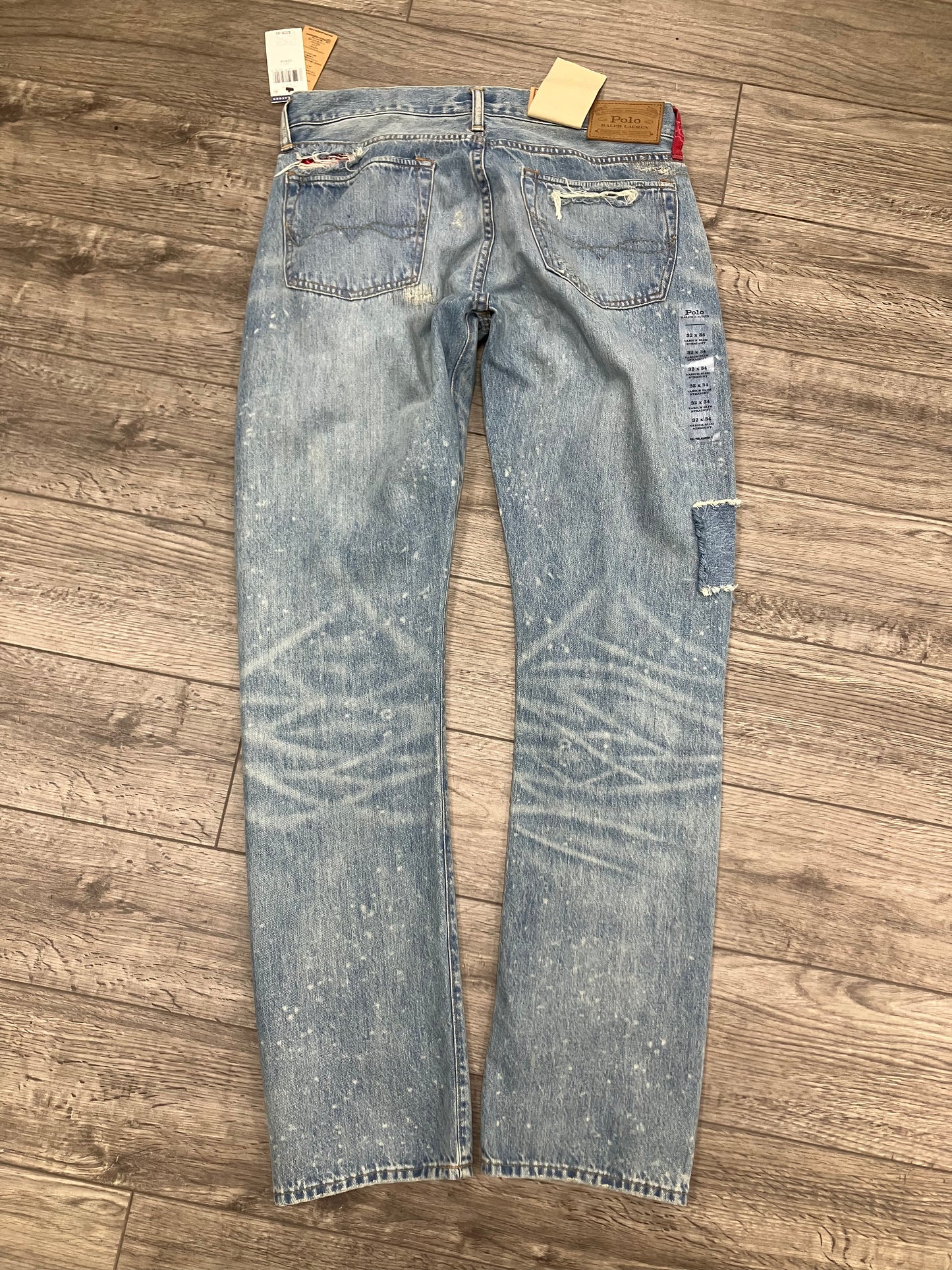 32-Polo Ralph Lauren Paisley Patchwork Jeans