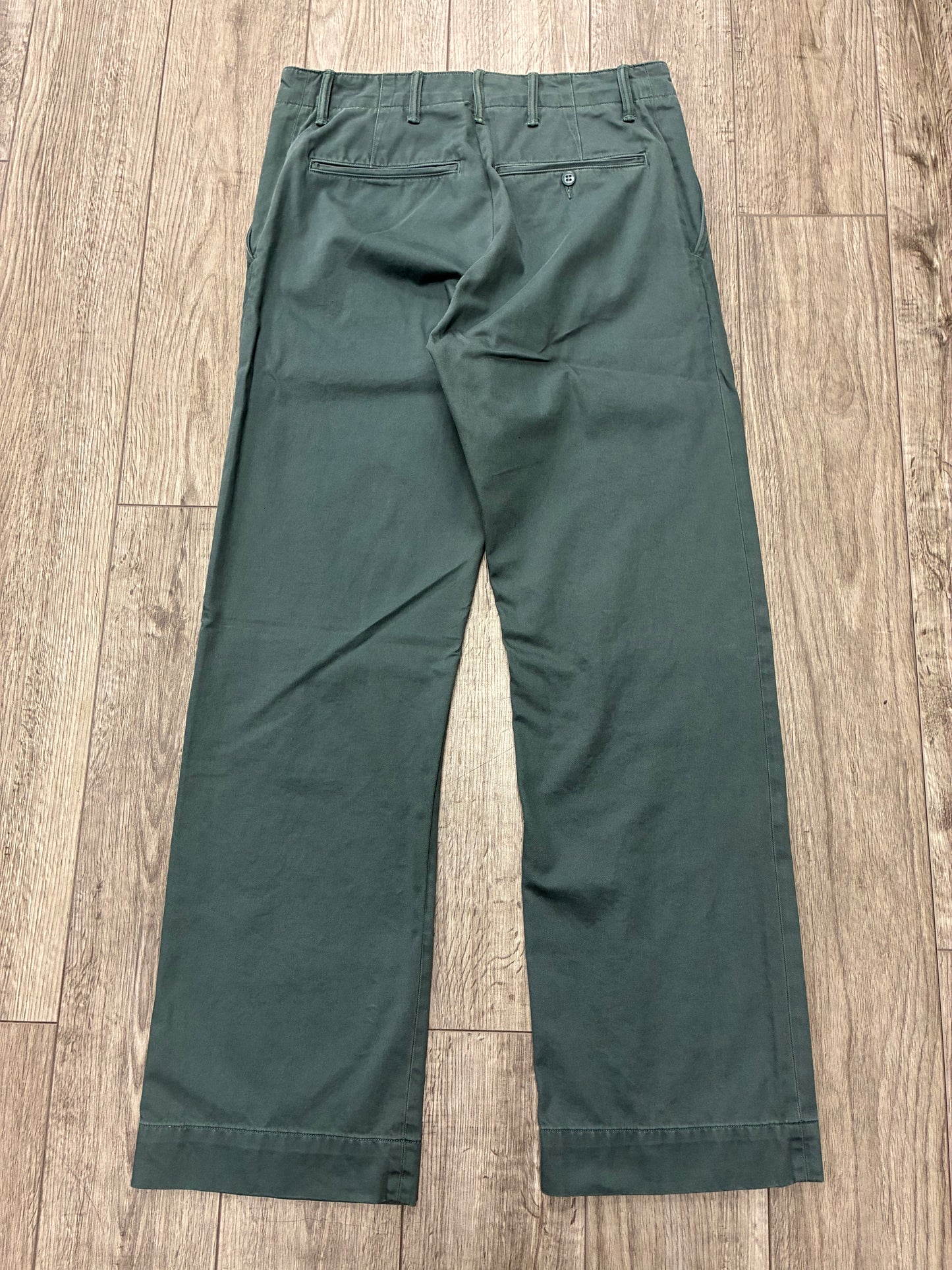 32 - Double RL RRL Dark Green Field Chino Pants