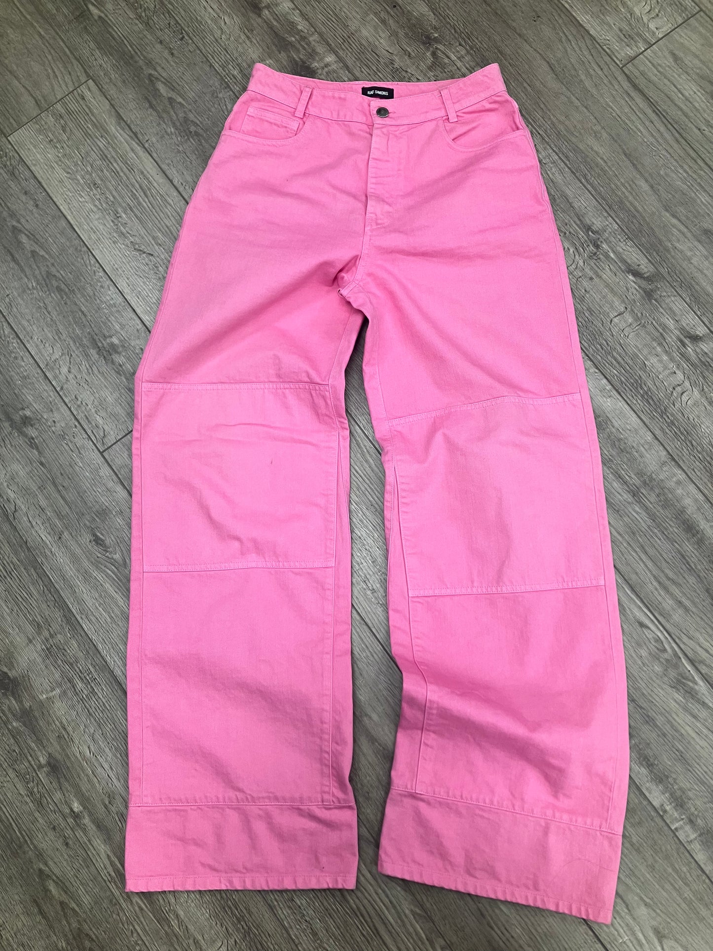 29-Raf Simons AW21 pink Double Knees