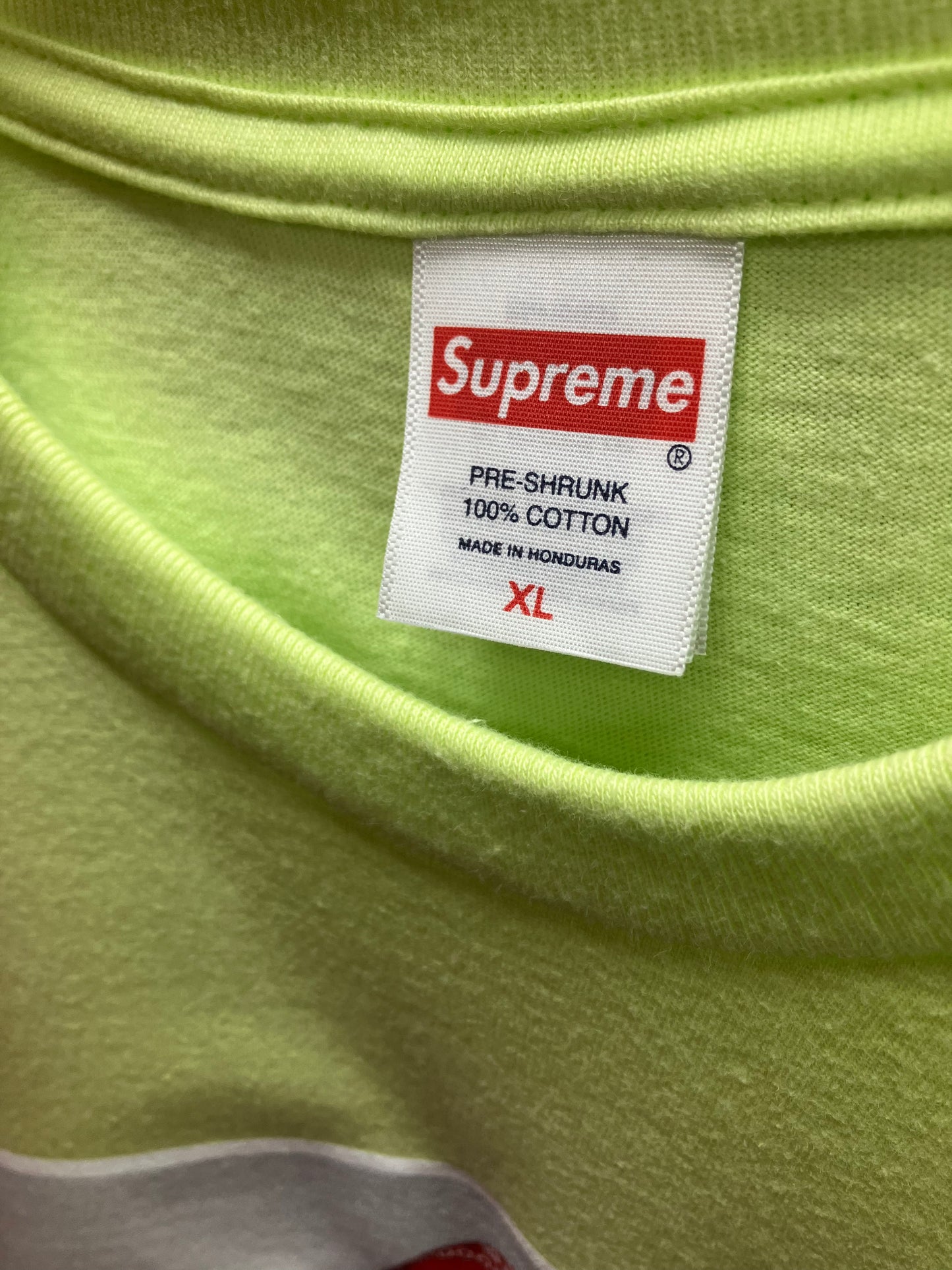 XL/XXL-Supreme Playboi Carti Neon Green Tee