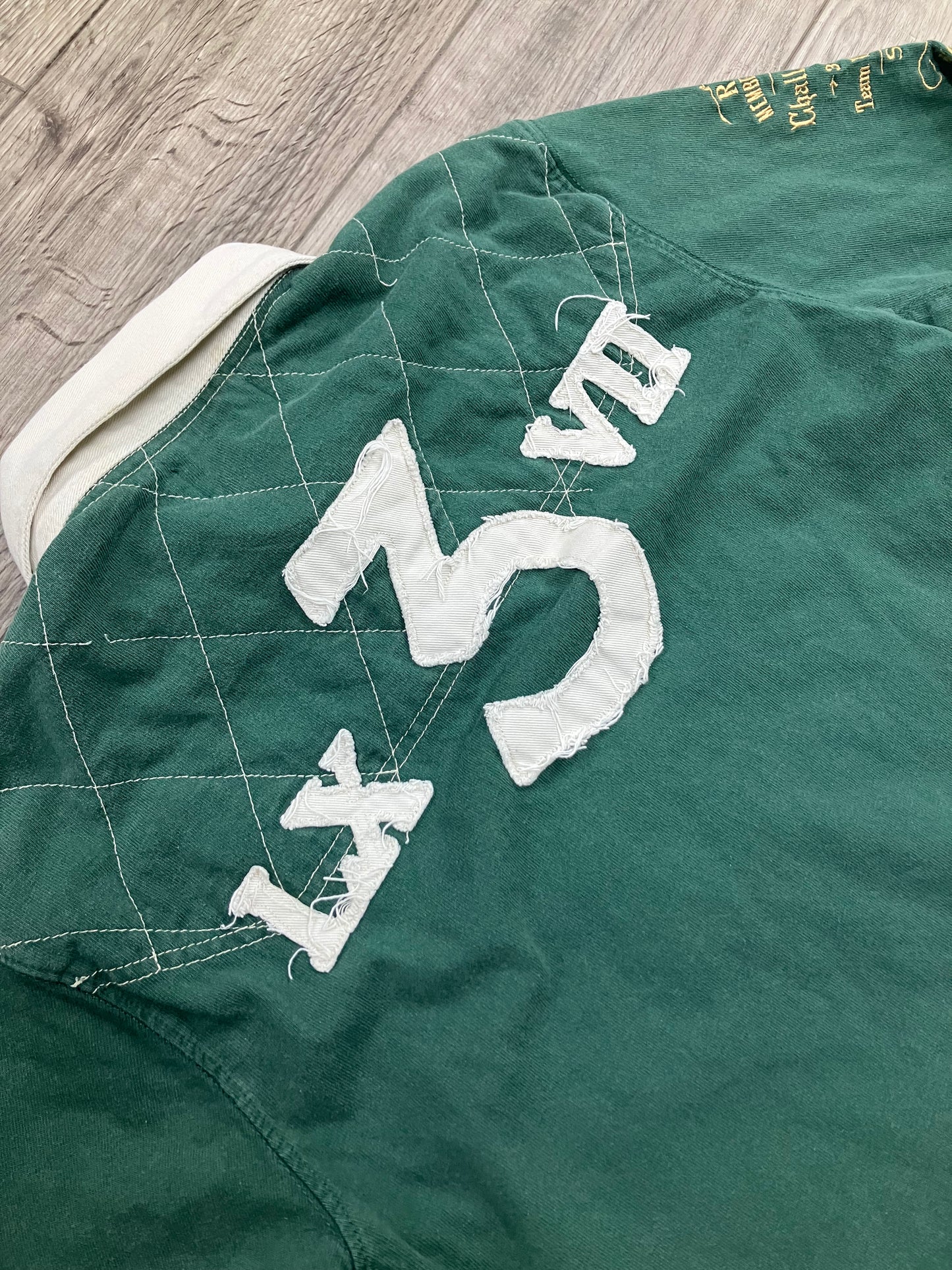 L-Polo Ralph Lauren Green Rugby Shirt