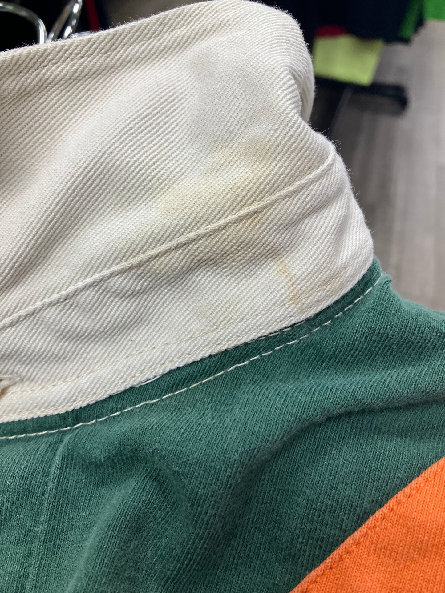 L-Polo Ralph Lauren Green Rugby Shirt