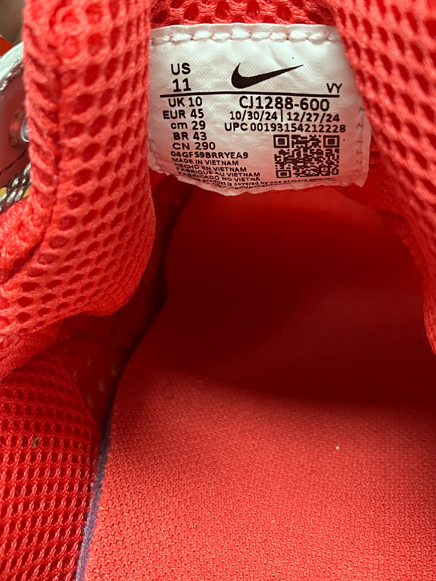 11-Nike Zoom Spiridon Caged 2 Varsity Red