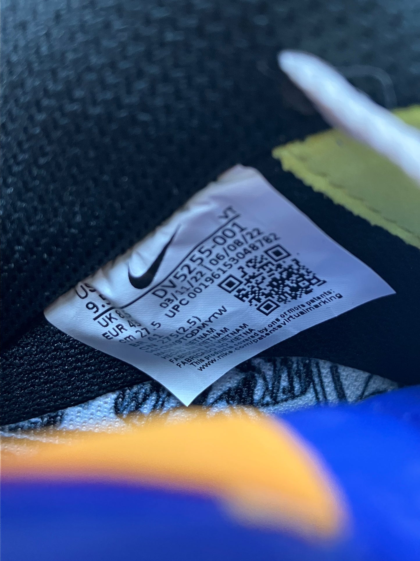 9.5-Air force 1 Low Undefeated 'community'