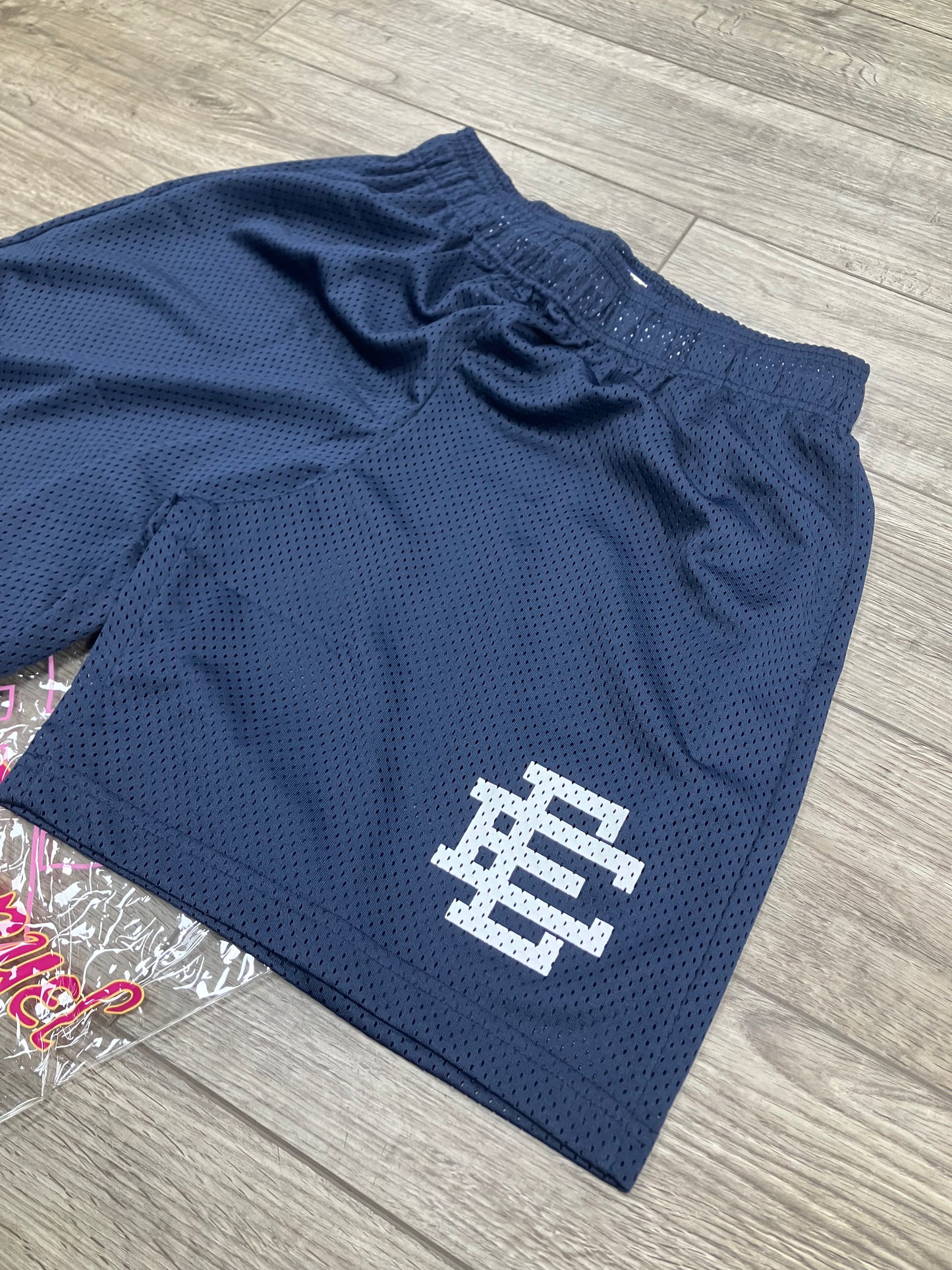 XL-Eric Emanuel Navy Mesh Shorts