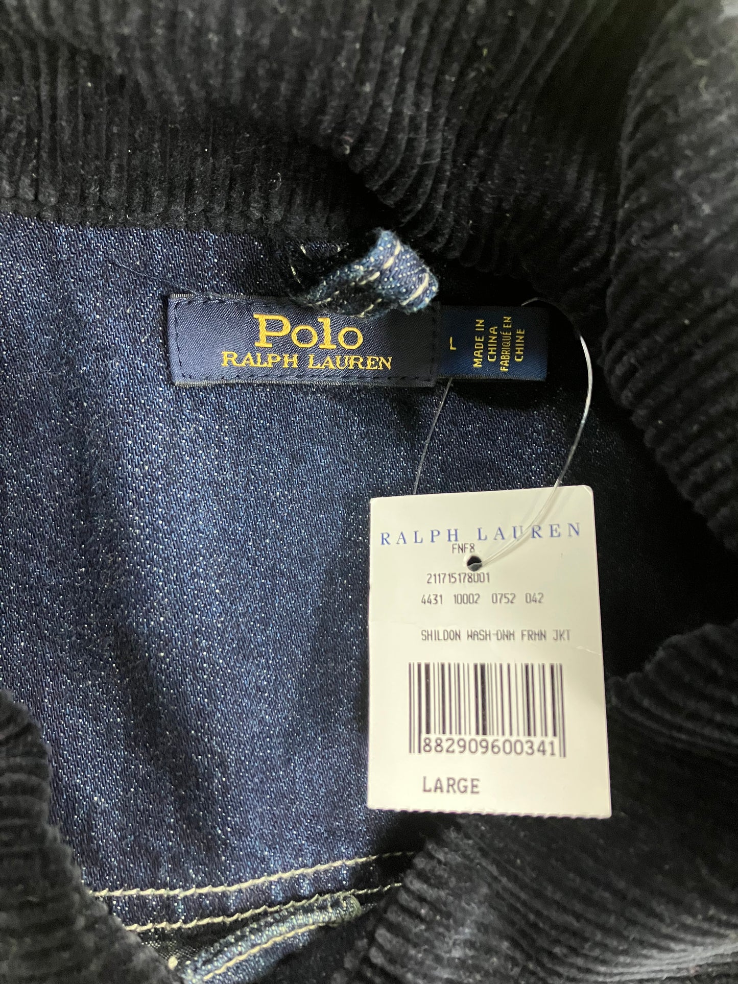 L-Polo Ralph Lauren Cortland Denim Fireman’s Jacket