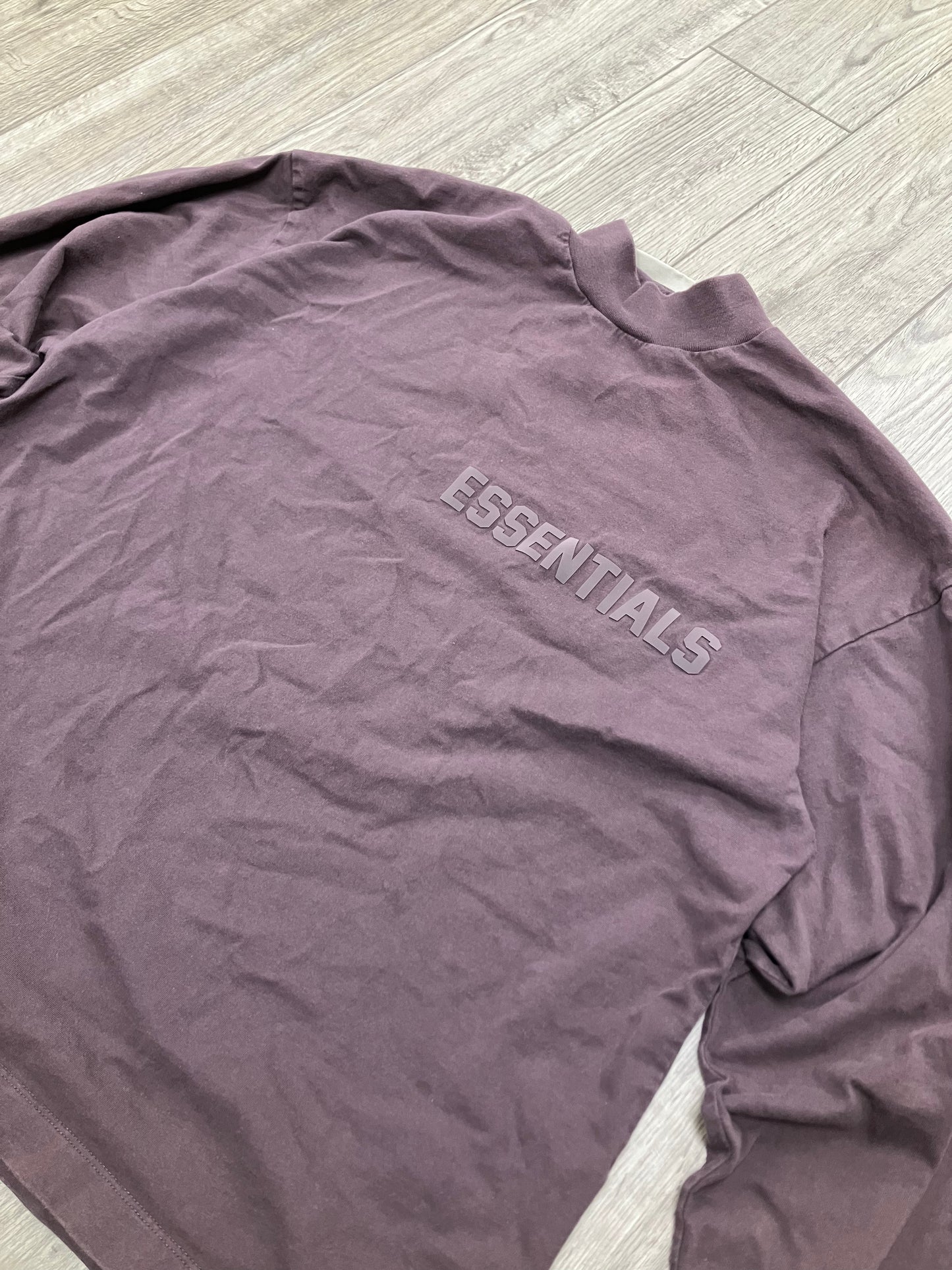 M-Fear Of God Essentials Long sleeve Plum