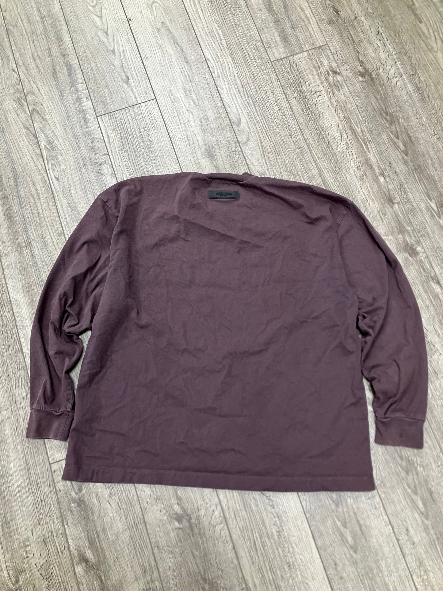 M-Fear Of God Essentials Long sleeve Plum