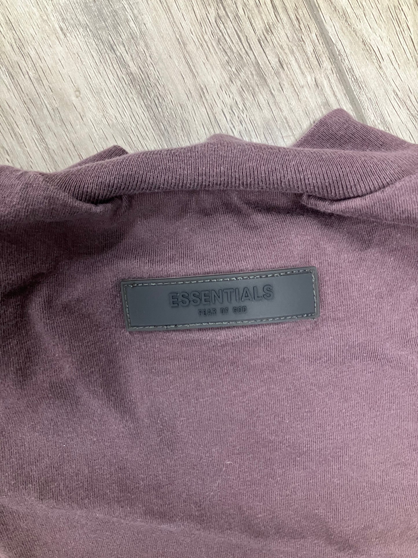 M-Fear Of God Essentials Long sleeve Plum