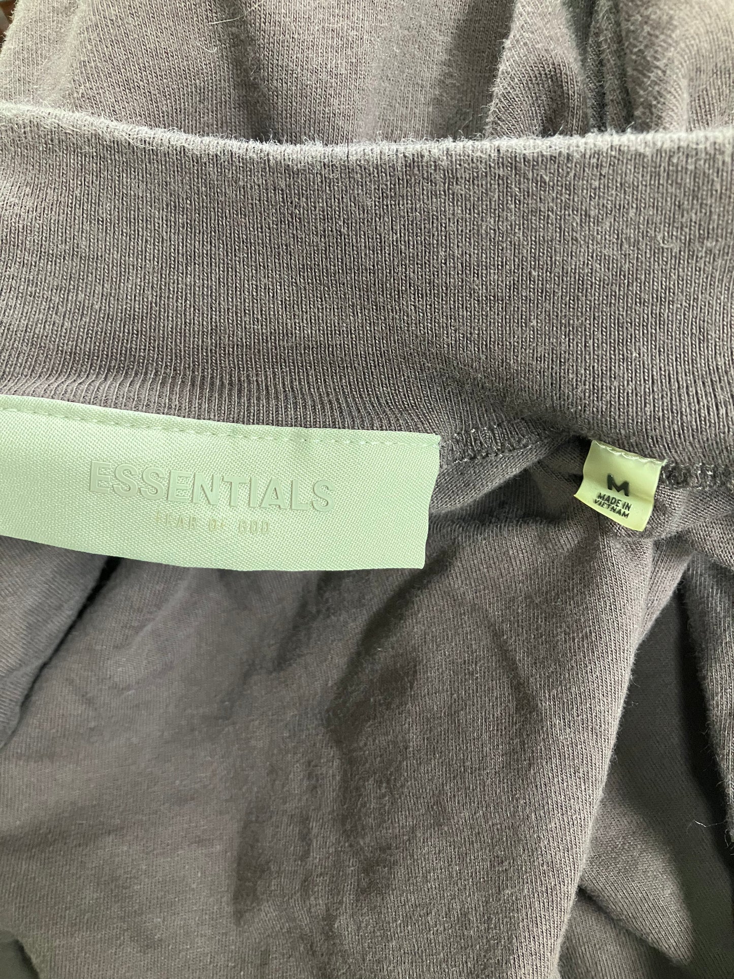 M-Fear Of God Essentials Long sleeve Plum